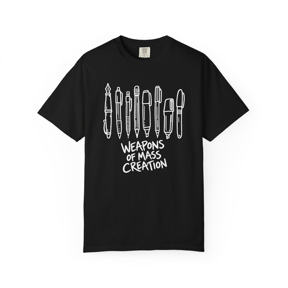 Weapons of Mass Creation Writer's Tools Graphic Tee