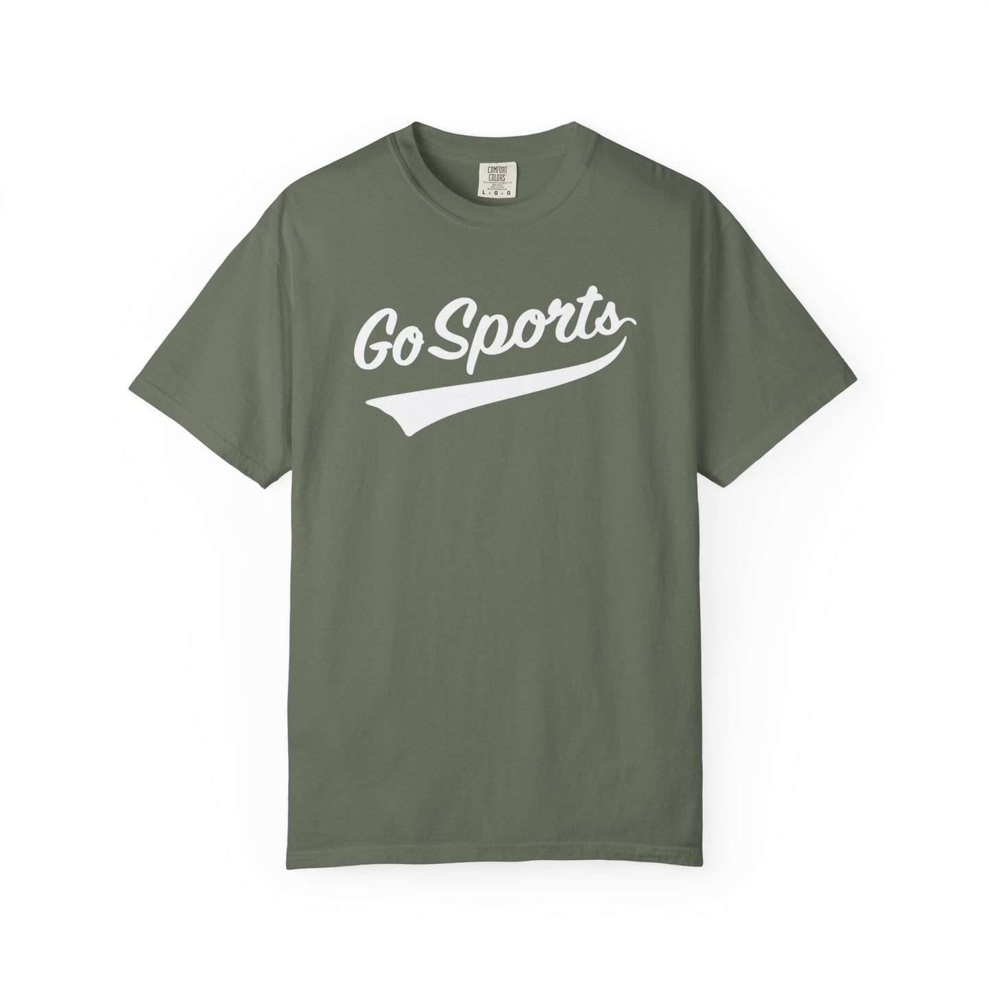 Go Sports Shirt | Funny Anti-Sports Graphic Tee | Minimalist Comfort Colors® T-Shirt