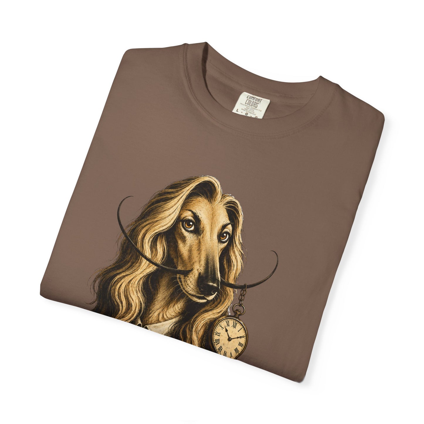Salvador Dogli Art Tee — Surreal Afghan Hound Graphic T-Shirt