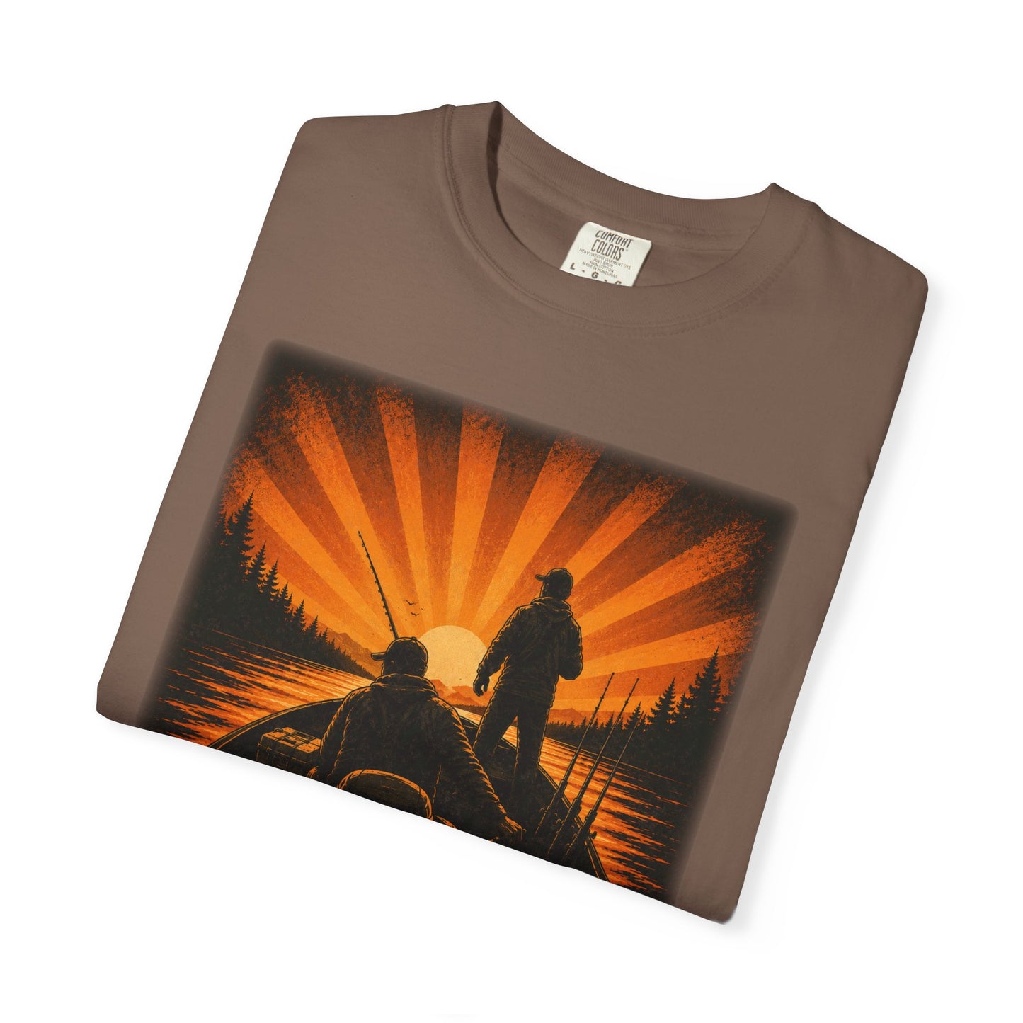 Fishing T-Shirt — "Start Your Engines" Retro Design