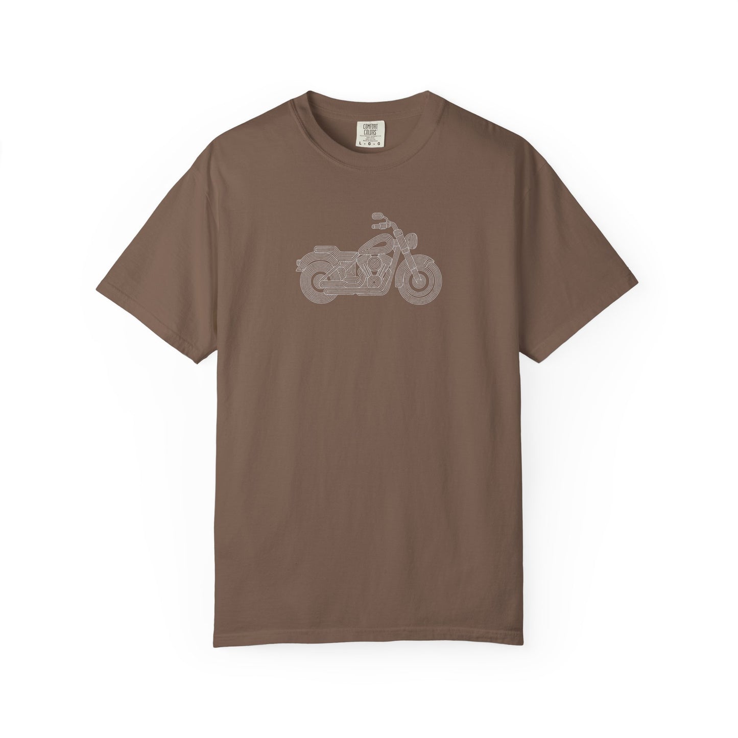 Motorcycle Graphic T-ShMinimalist Motorcycle Line Art T-Shirt | Vintage Cruiser Graphic Tee | Rider Gift | Comfort Colorsirt — Vintage Cruiser Tee