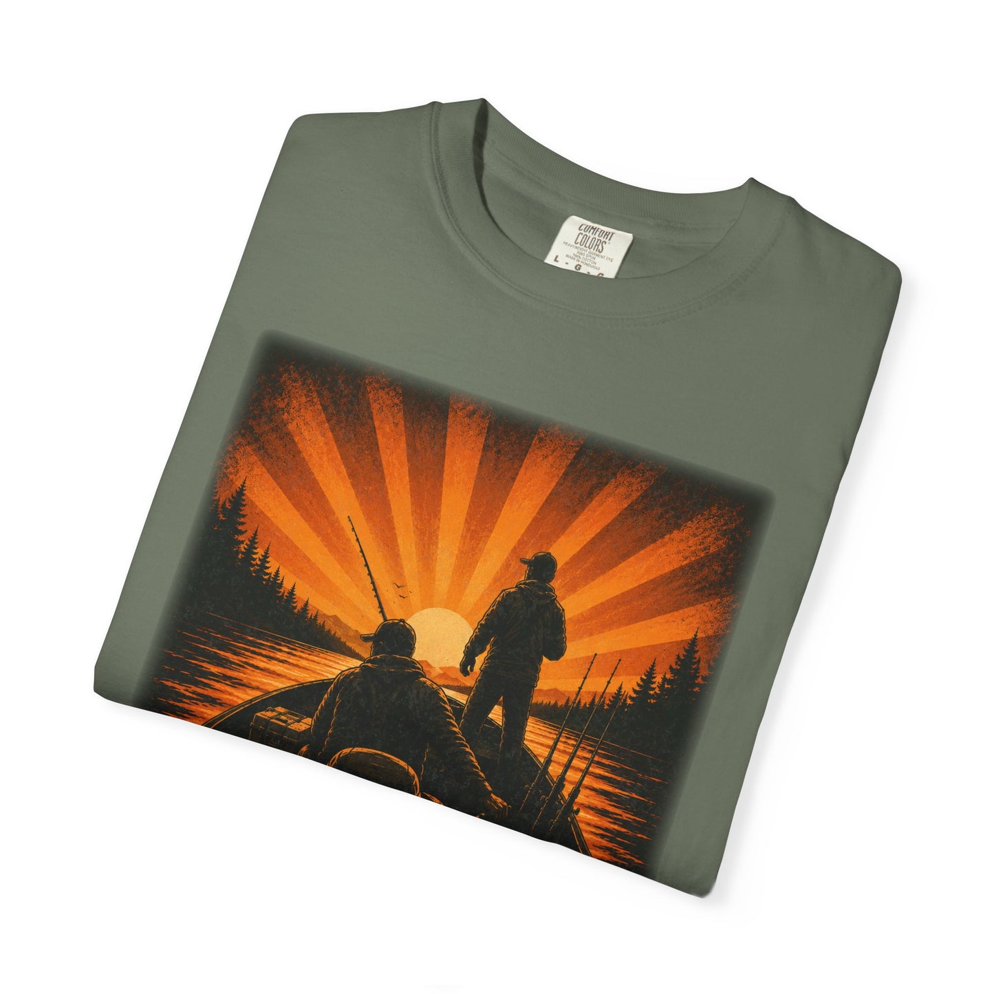 Fishing T-Shirt — "Start Your Engines" Retro Design