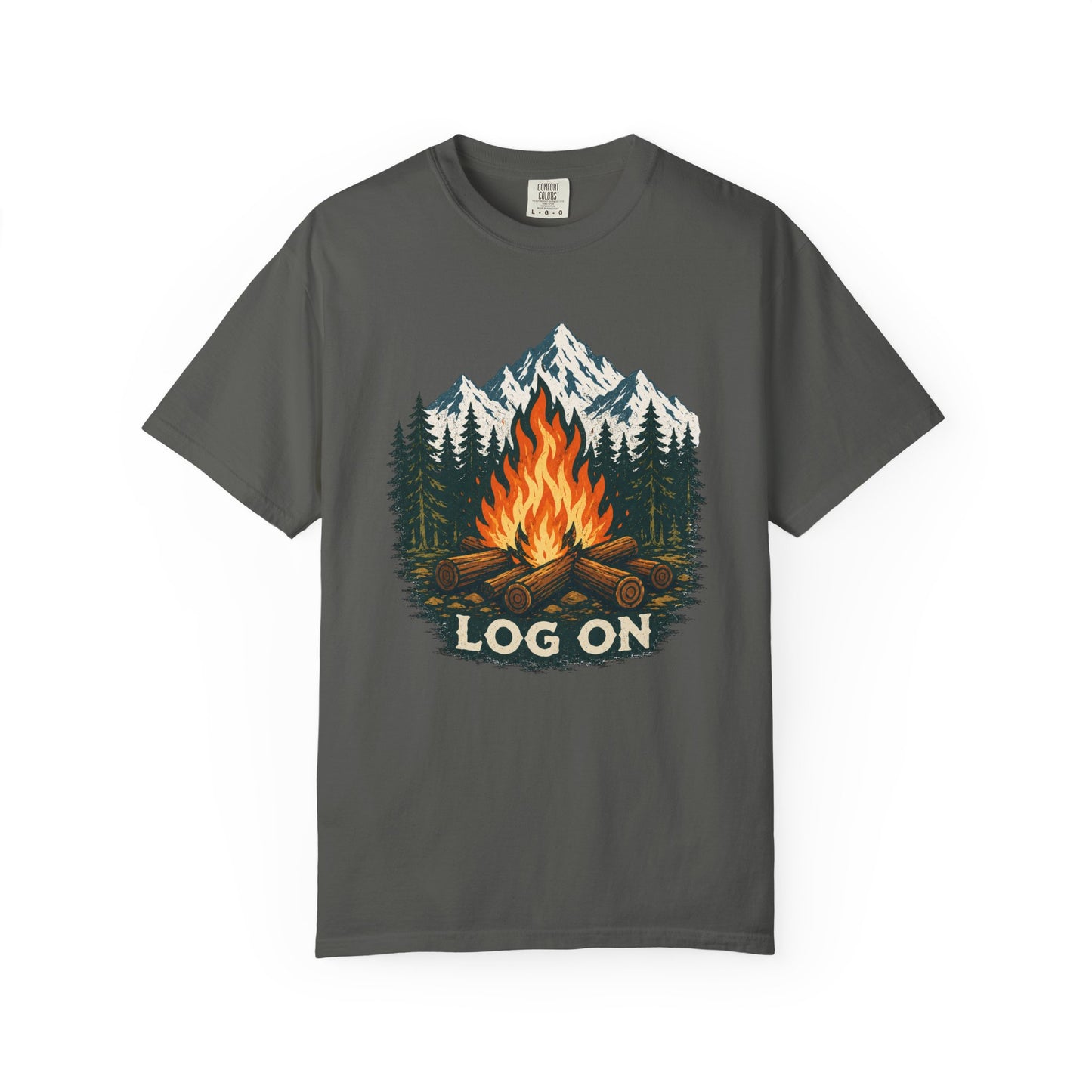 Campfire 'LOG ON' T-Shirt