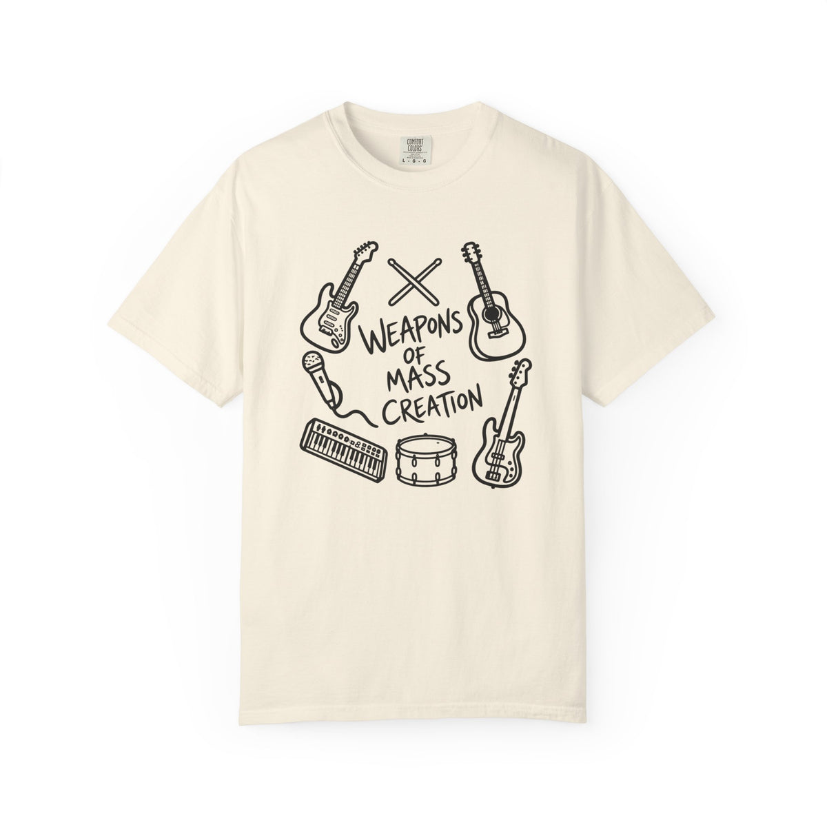 Weapons of Mass Creation T-Shirt Music Design