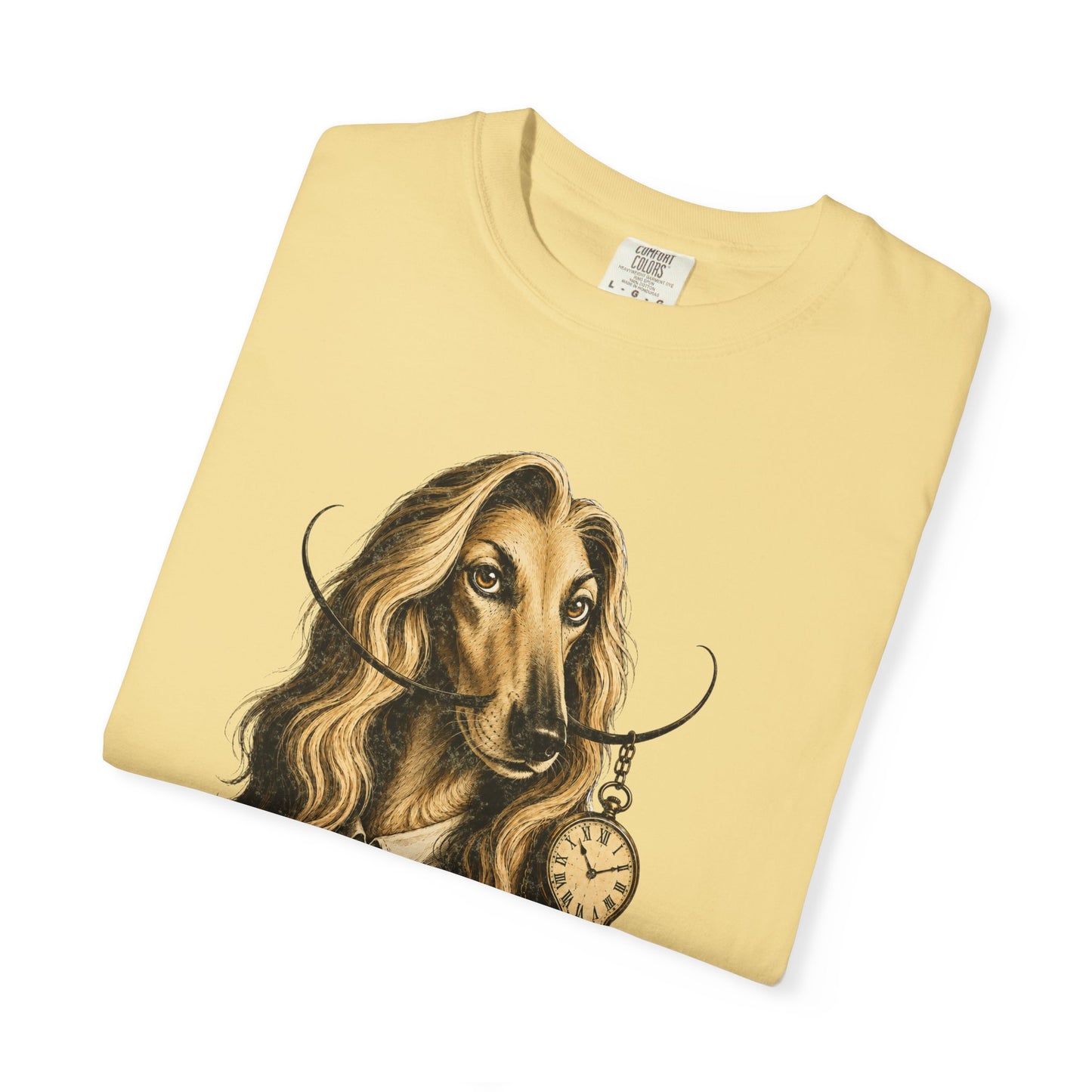Salvador Dogli Art Tee — Surreal Afghan Hound Graphic T-Shirt