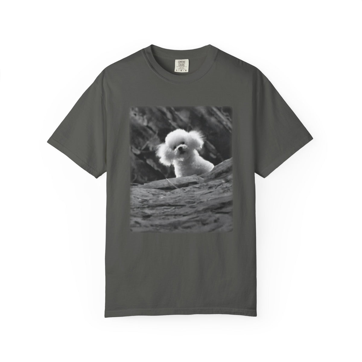 It Puts the Lotion in the Basket Vintage Black & White Tee