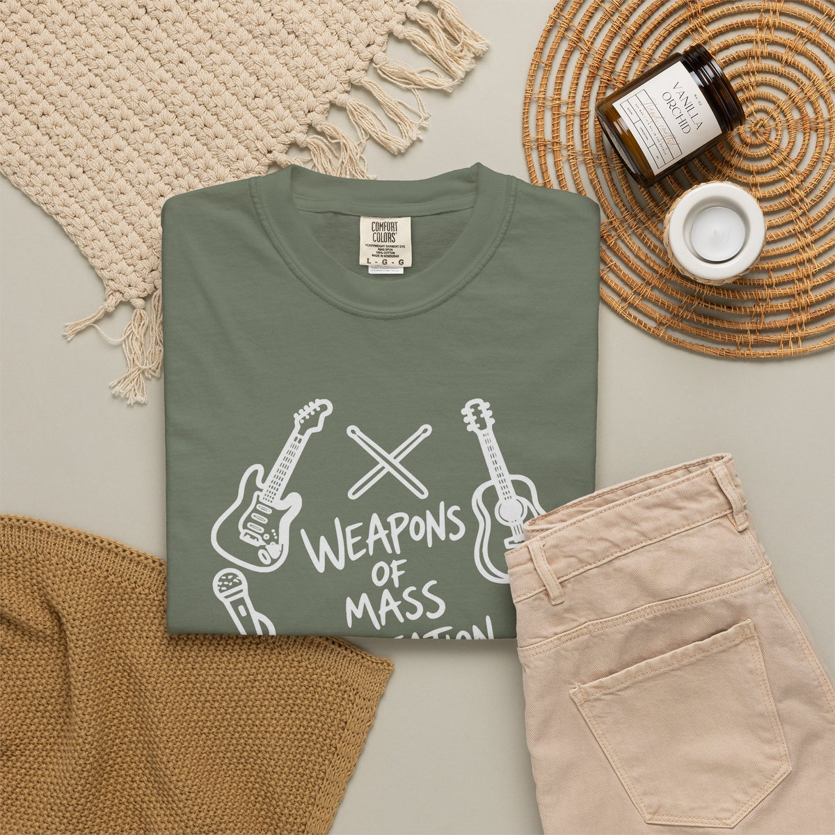 Weapons of Mass Creation T-Shirt Music Design
