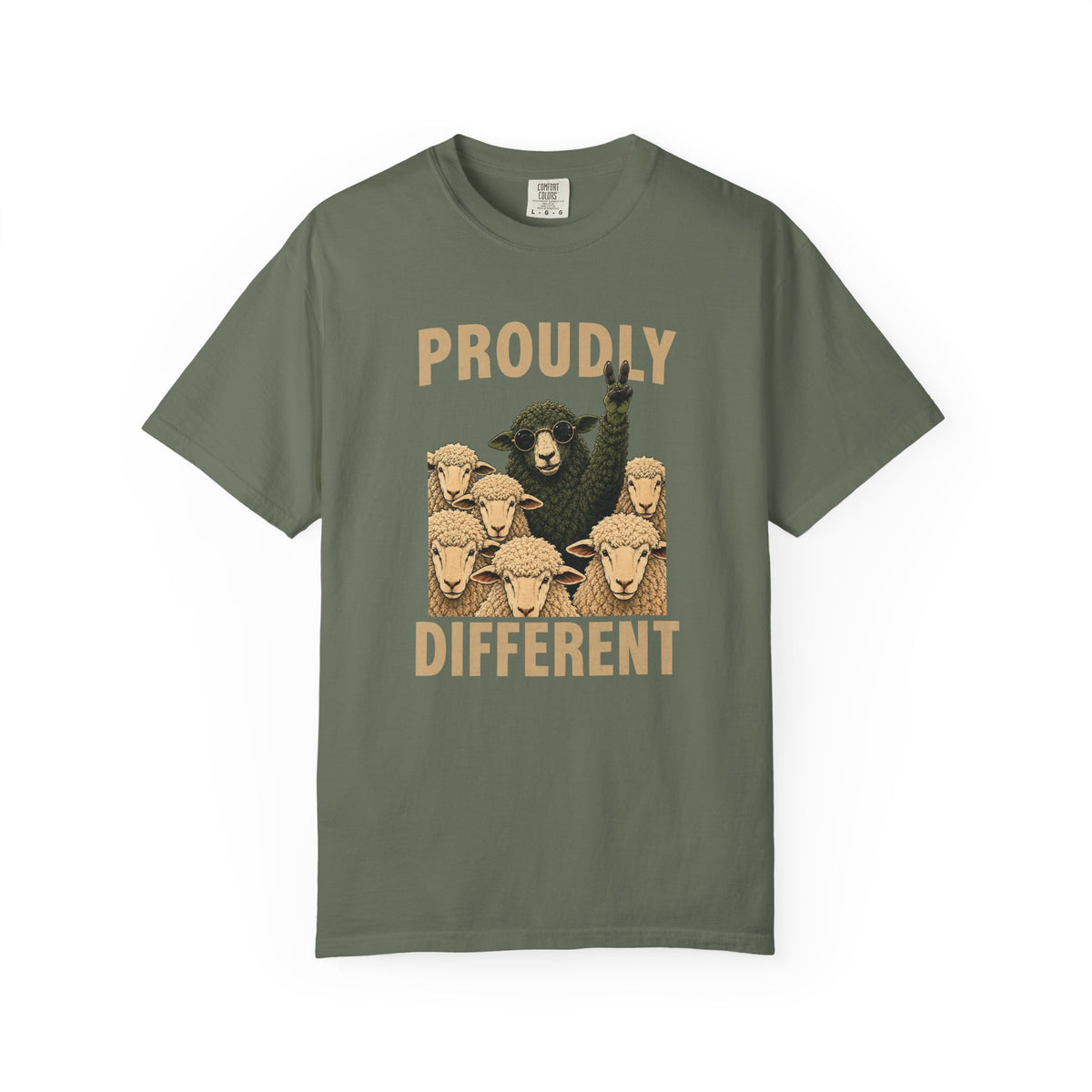 Proudly Different Black Sheep Shirt – Funny Individuality Graphic Tee