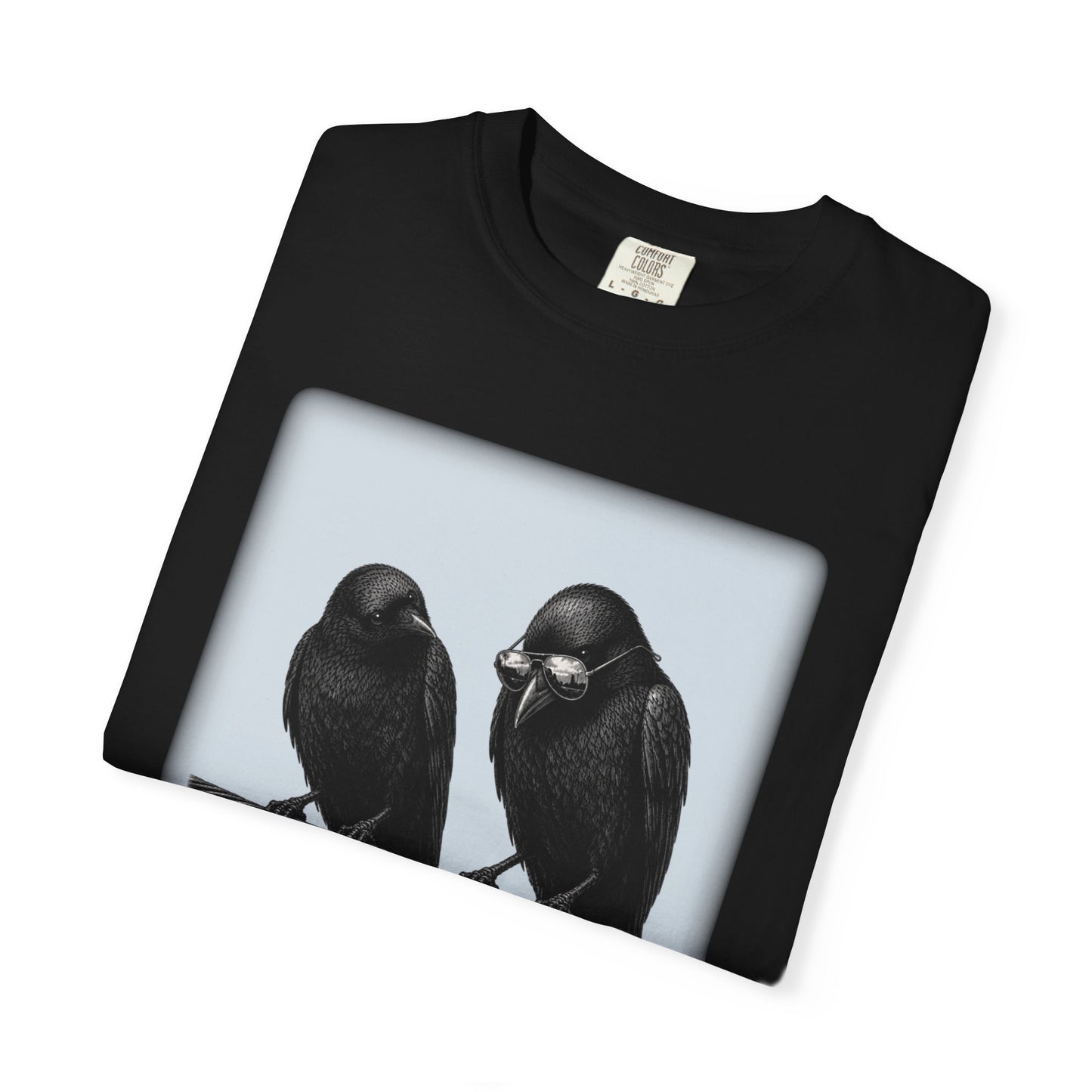 Collect Shiny Things Funny Crow T-Shirt, Raven & Crow Lover Gift Birdwatcher Graphic Tee