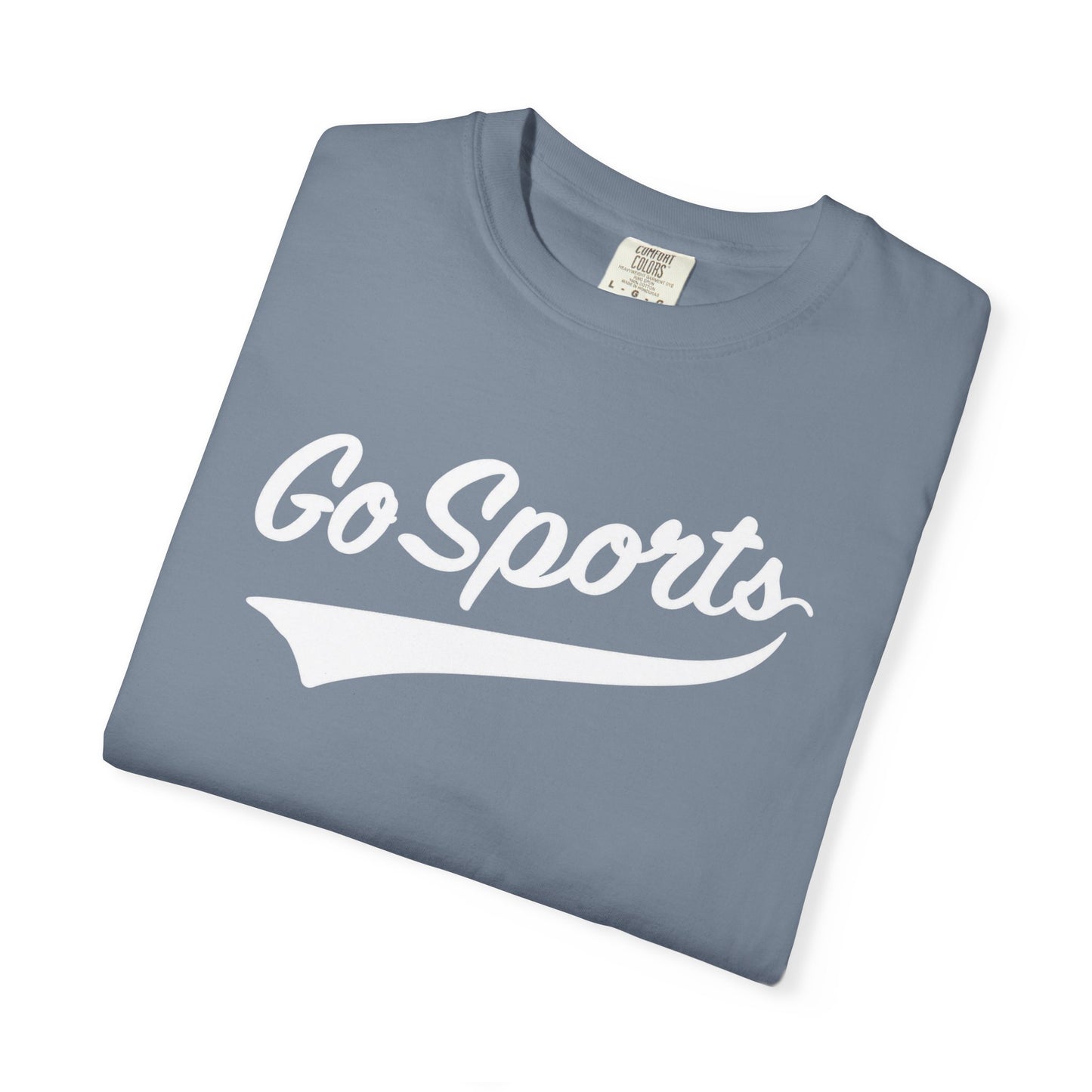 Go Sports Shirt | Funny Anti-Sports Graphic Tee | Minimalist Comfort Colors® T-Shirt