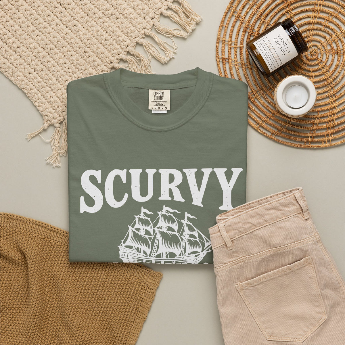 Scurvy 'When Life Doesn't Give You Lemons' Vintage Nautical Tee