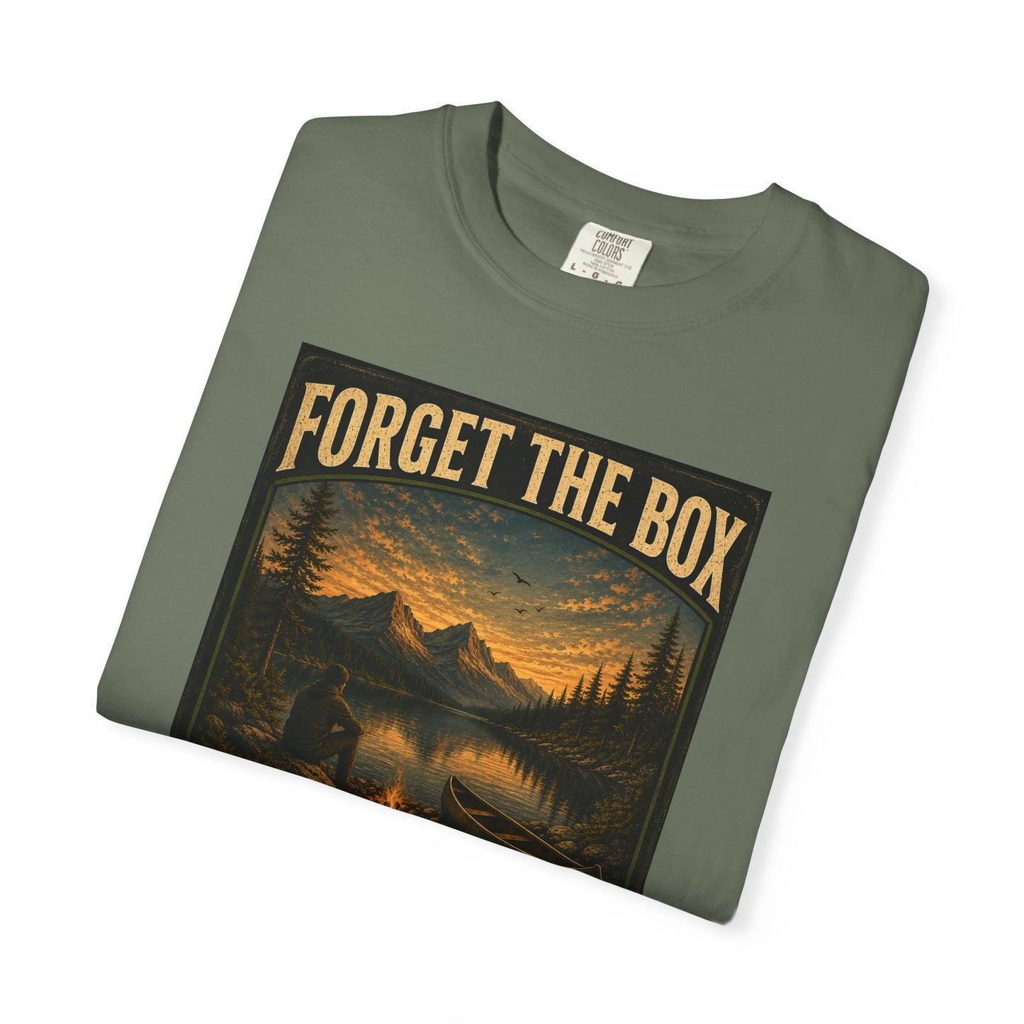 Forget the Box "Think Outside" Camping Hiking T-Shirt