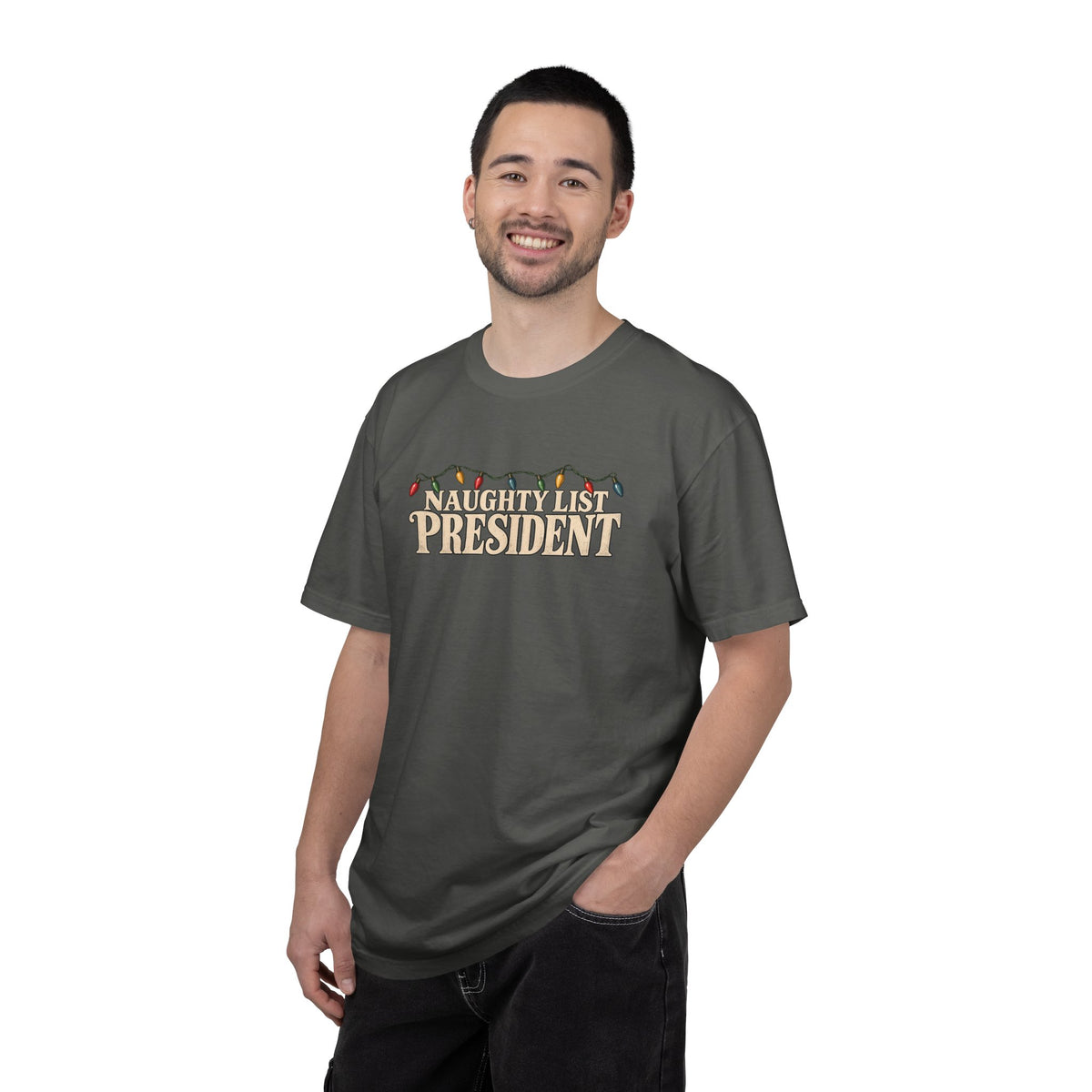 Naughty List President Christmas T-Shirt