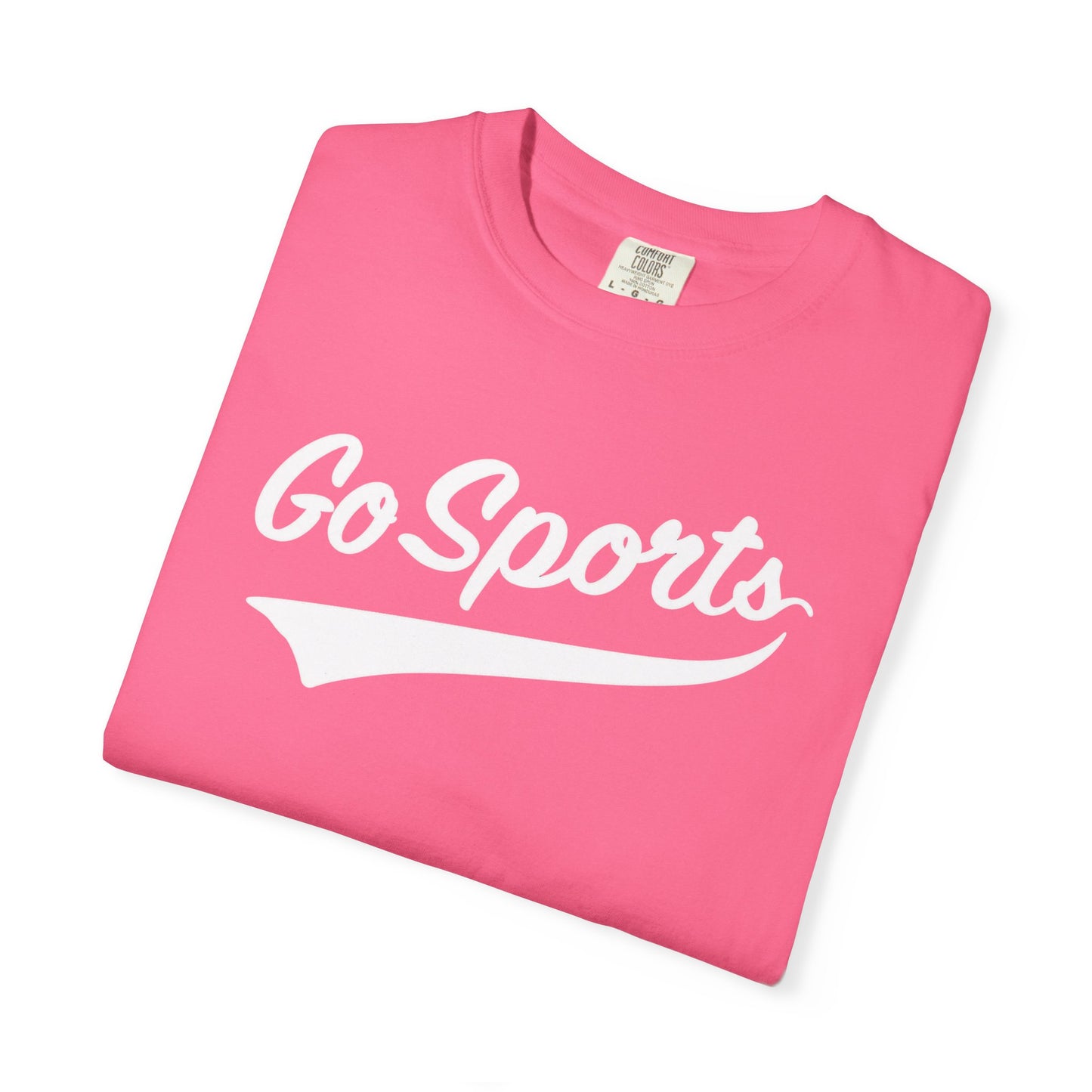 Go Sports Shirt | Funny Anti-Sports Graphic Tee | Minimalist Comfort Colors® T-Shirt