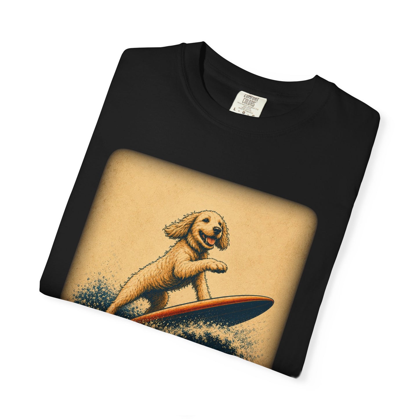 Vintage Doodle Surfing T-Shirt