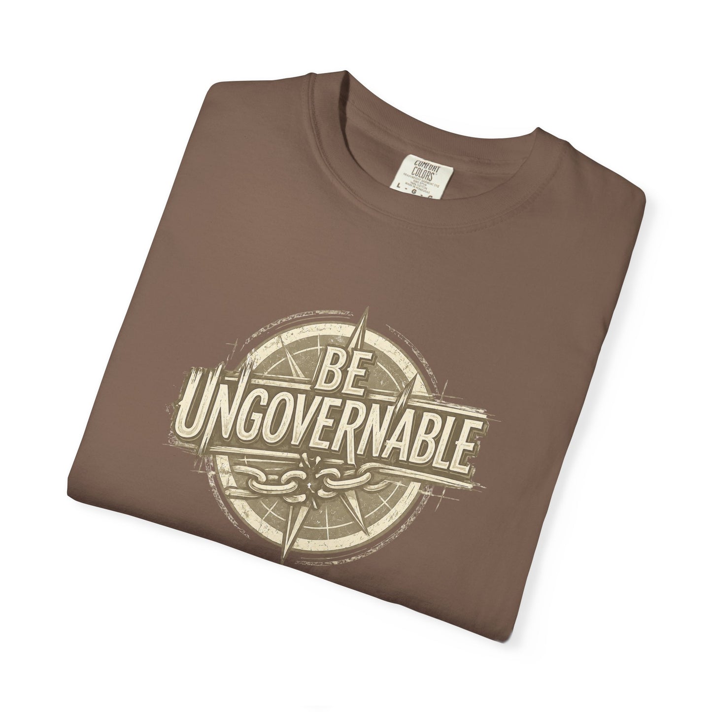 UNGOVERNABLE T-Shirt — Distressed Anti-Hustle, Anti-Establishment Tee