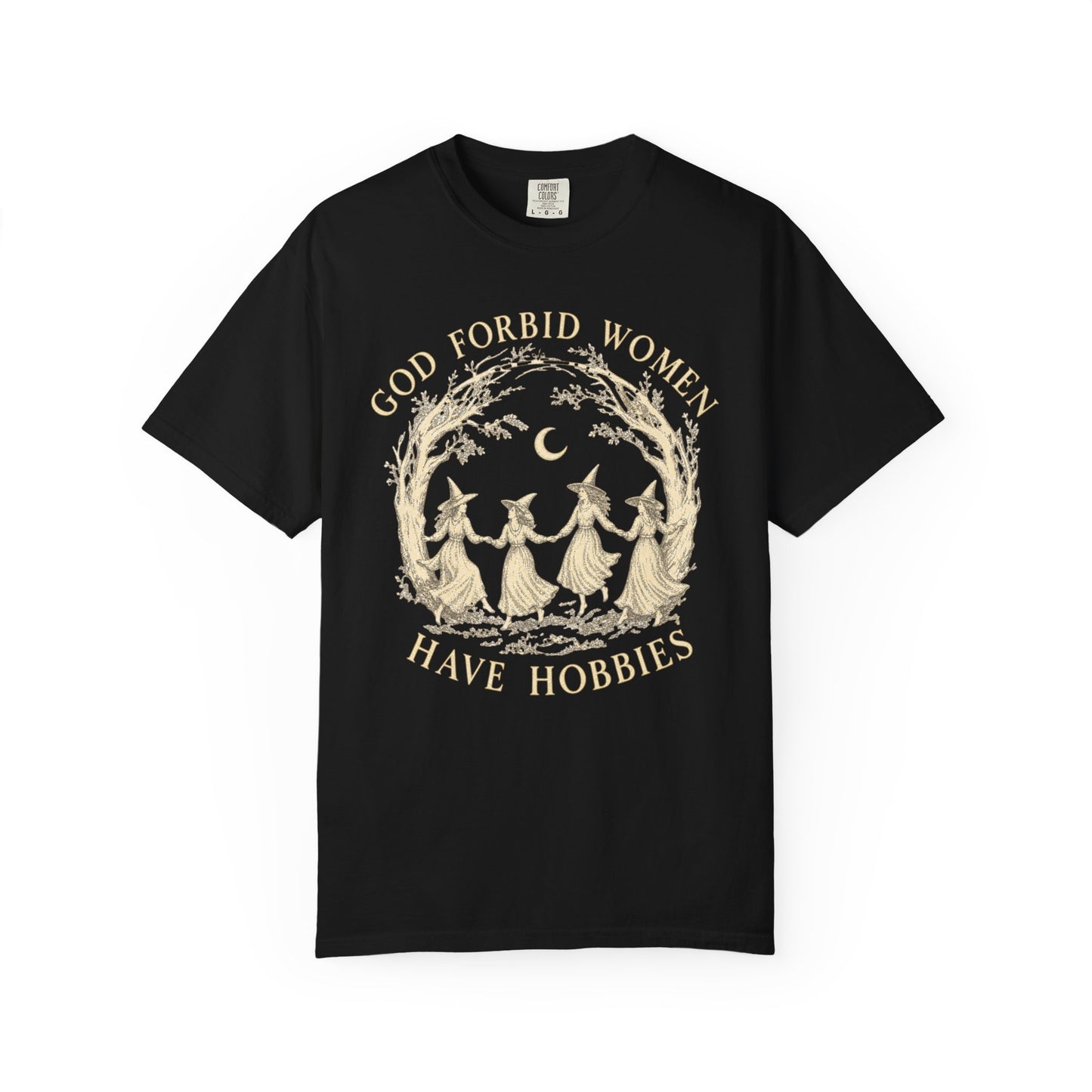 God Forbid Women Have Hobbies, Vintage Witch Graphic