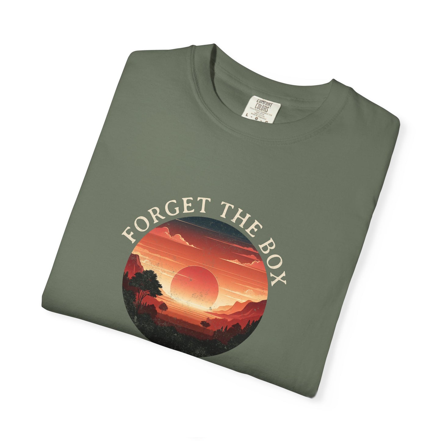 Forget the Box "Think Outside" Camping Hiking Beach Lake T-Shirt