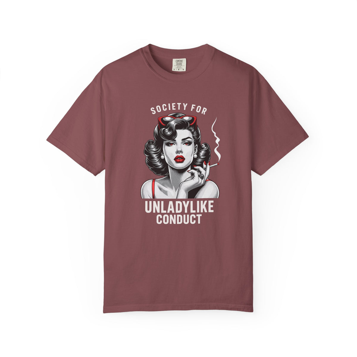 Society for Unladylike Conduct Vintage Feminist Graphic T-Shirt