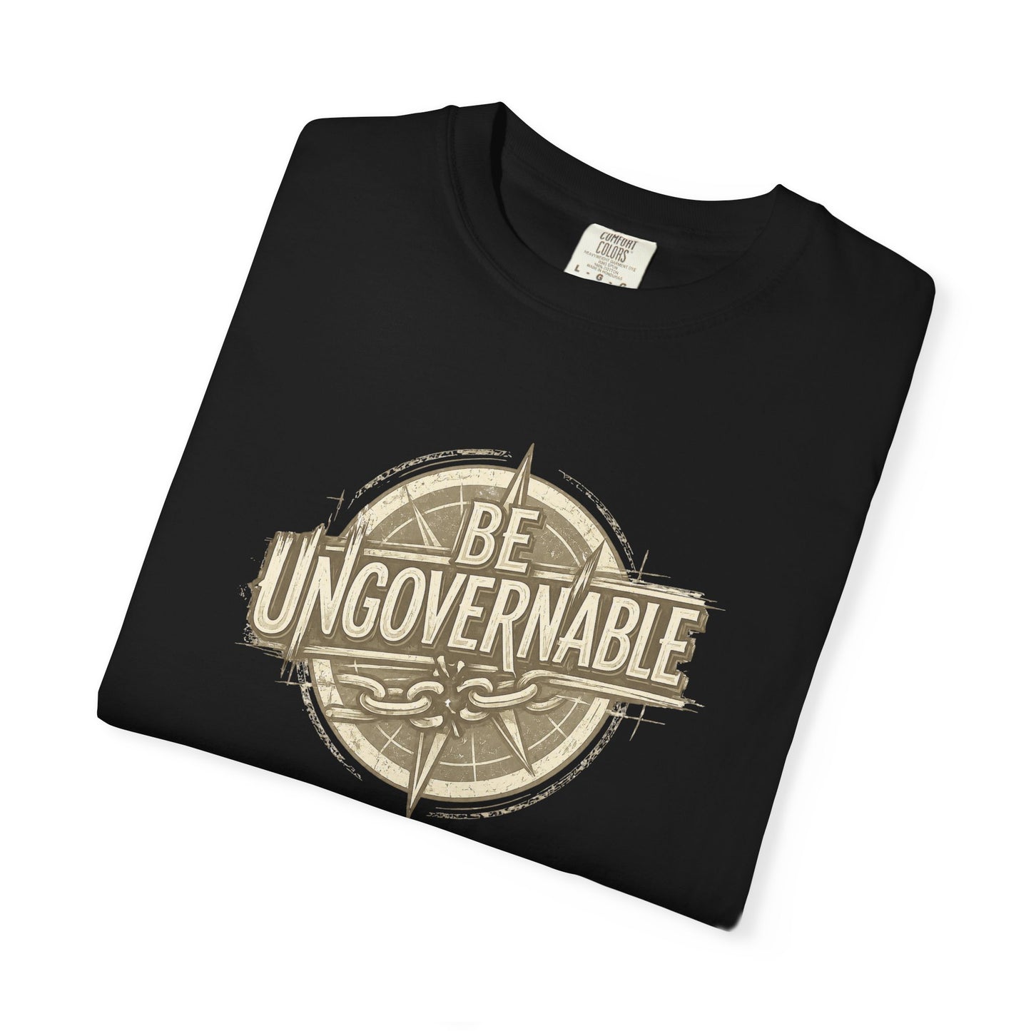 UNGOVERNABLE T-Shirt — Distressed Anti-Hustle, Anti-Establishment Tee