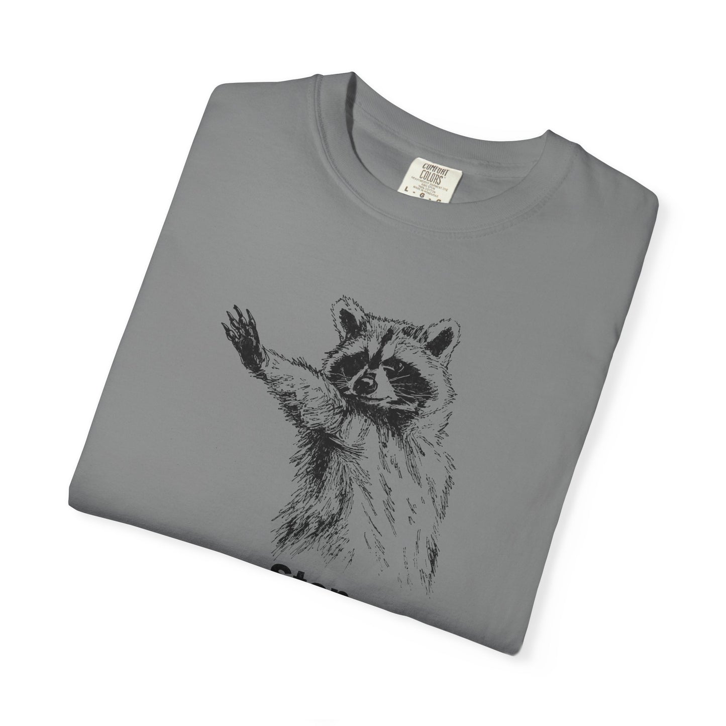 Raccoon 'Stop. Right. There.' Graphic T-Shirt