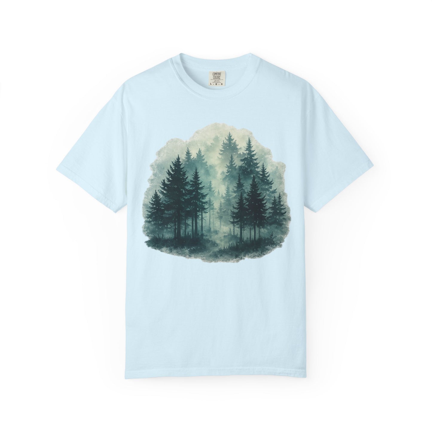 Forest Trees Calming Art T-Shirt
