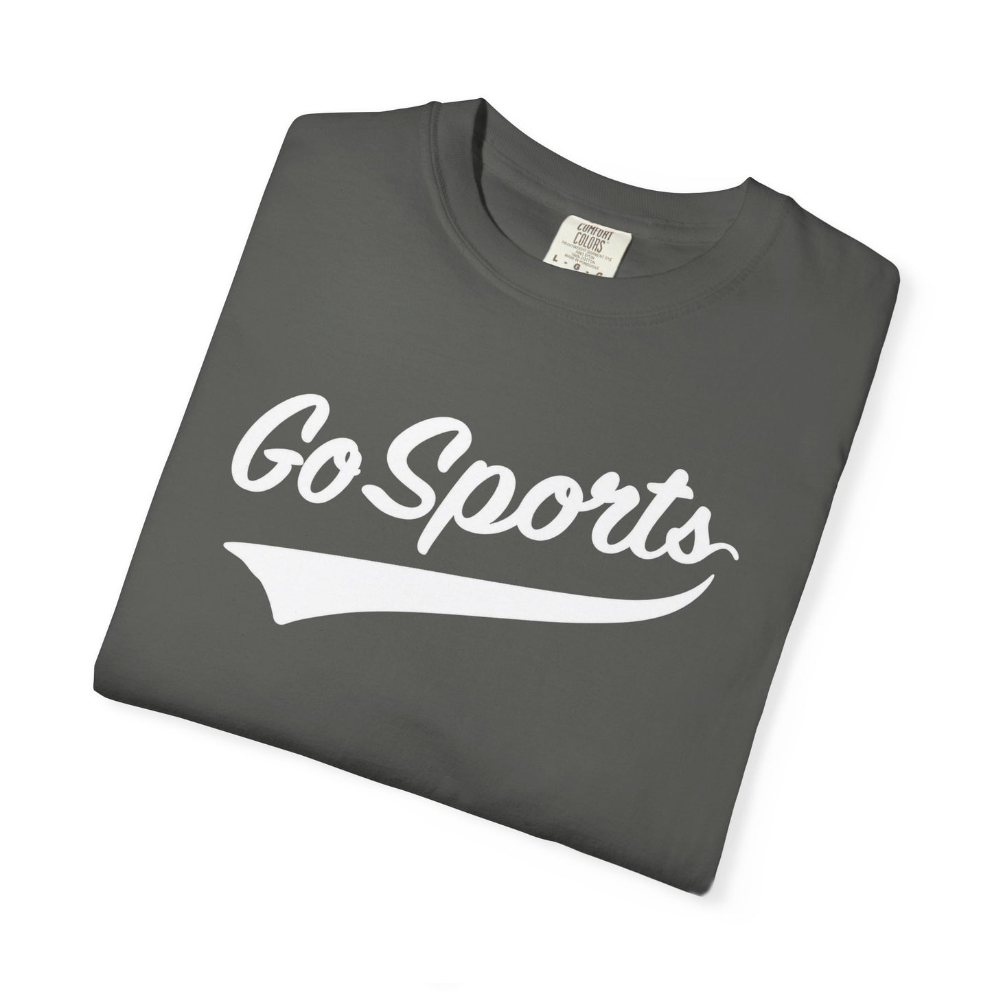 Go Sports Shirt | Funny Anti-Sports Graphic Tee | Minimalist Comfort Colors® T-Shirt