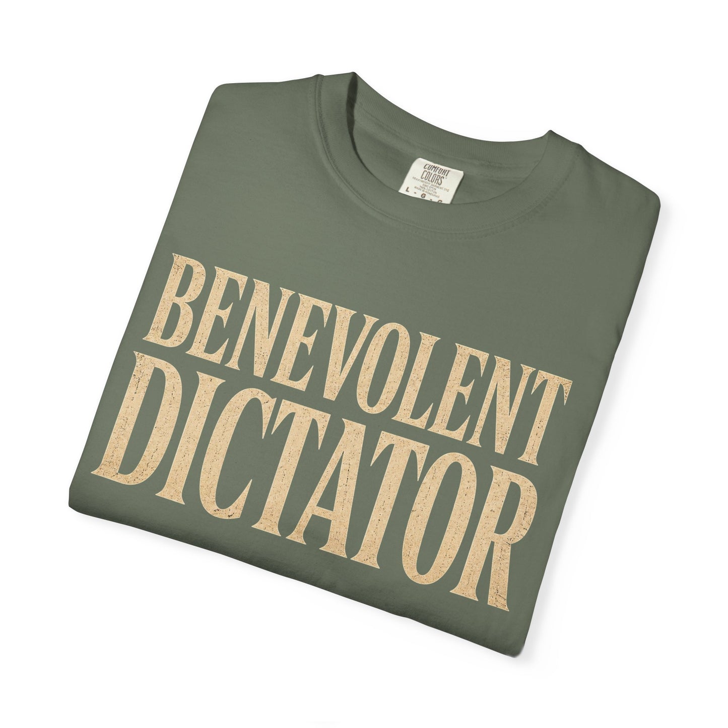 Benevolent Dictator T-Shirt Vintage Typography Graphic Tee
