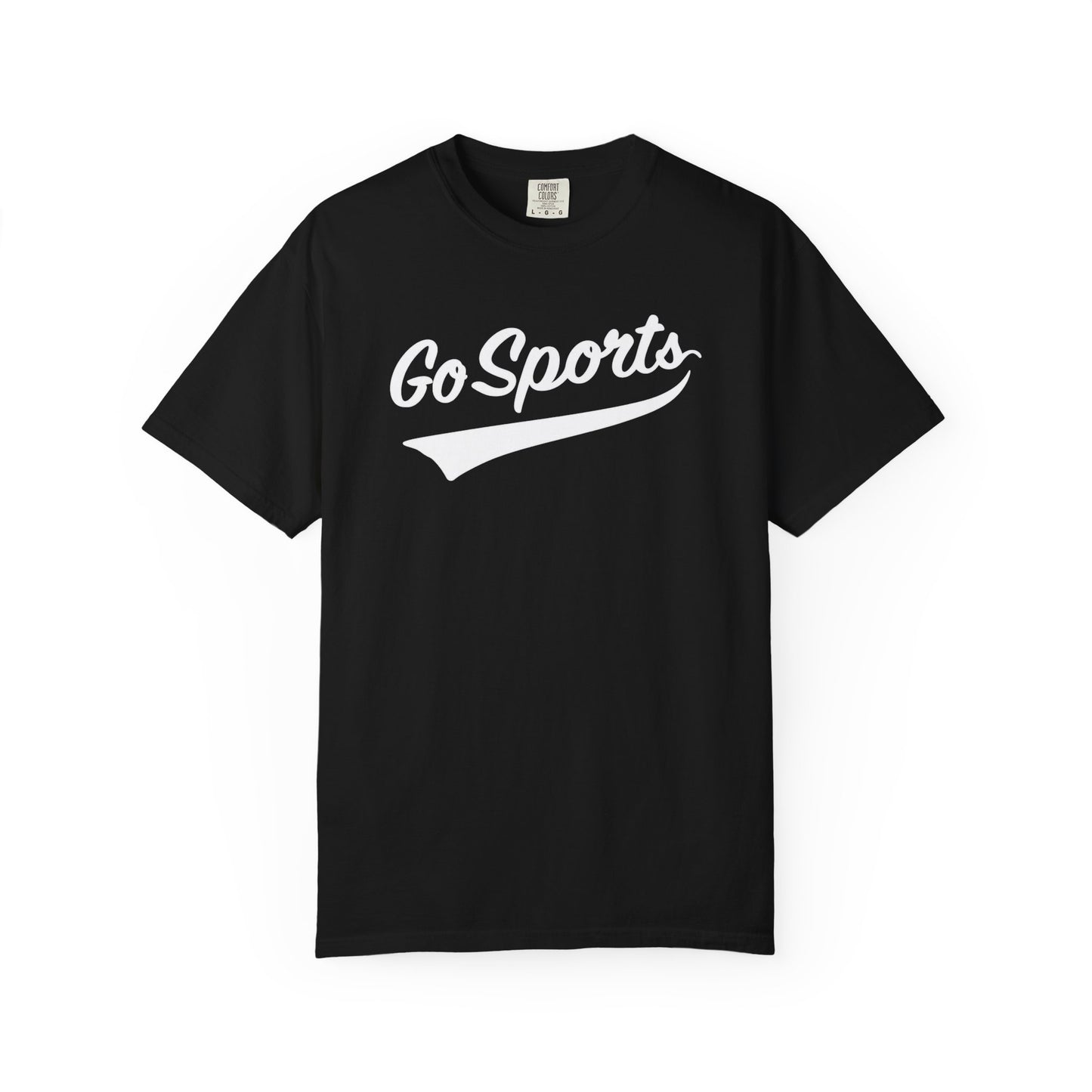 Go Sports Shirt | Funny Anti-Sports Graphic Tee | Minimalist Comfort Colors® T-Shirt