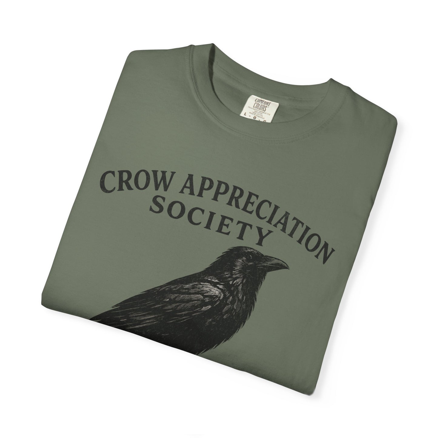 Crow Appreciation Society T-Shirt — 'Holding Grudges, Collecting Shiny Things' Funny Crow Graphic Tee