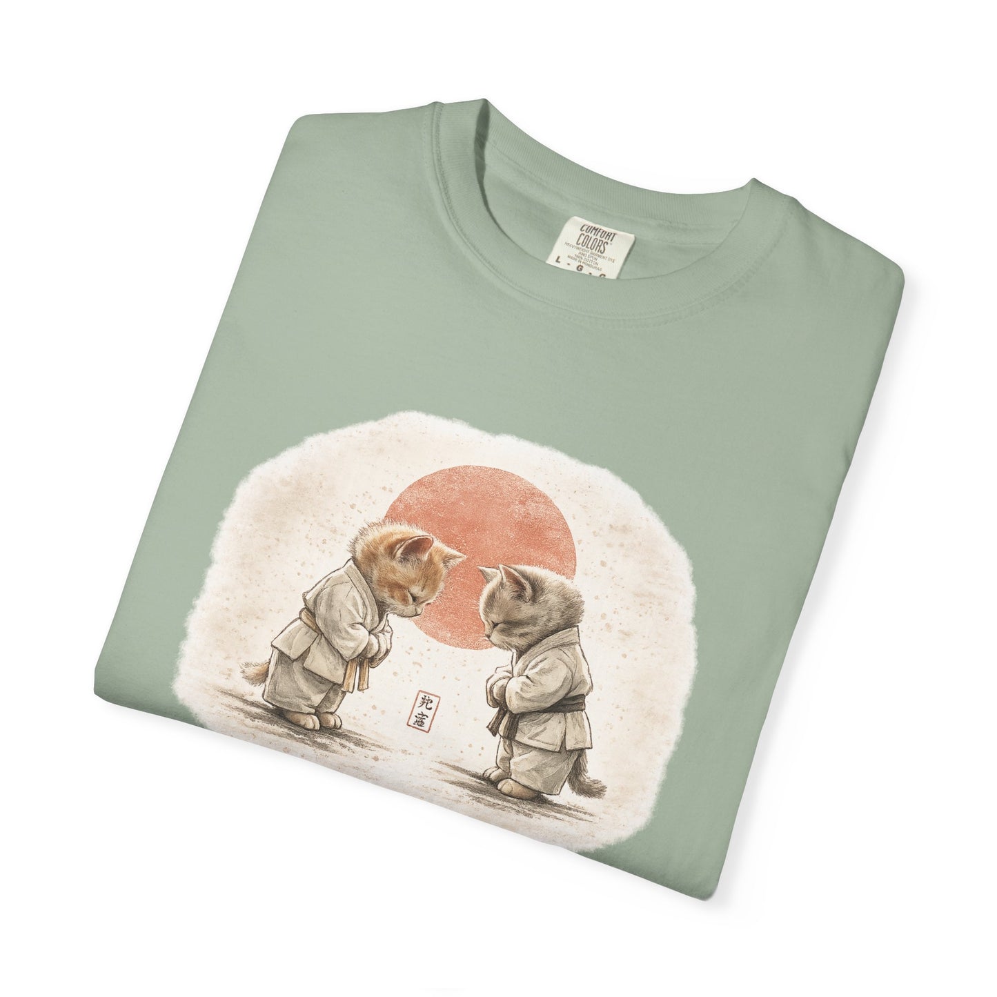 Vintage Dojo Kittens T-Shirt — Bowing Kittens Martial Arts Tee