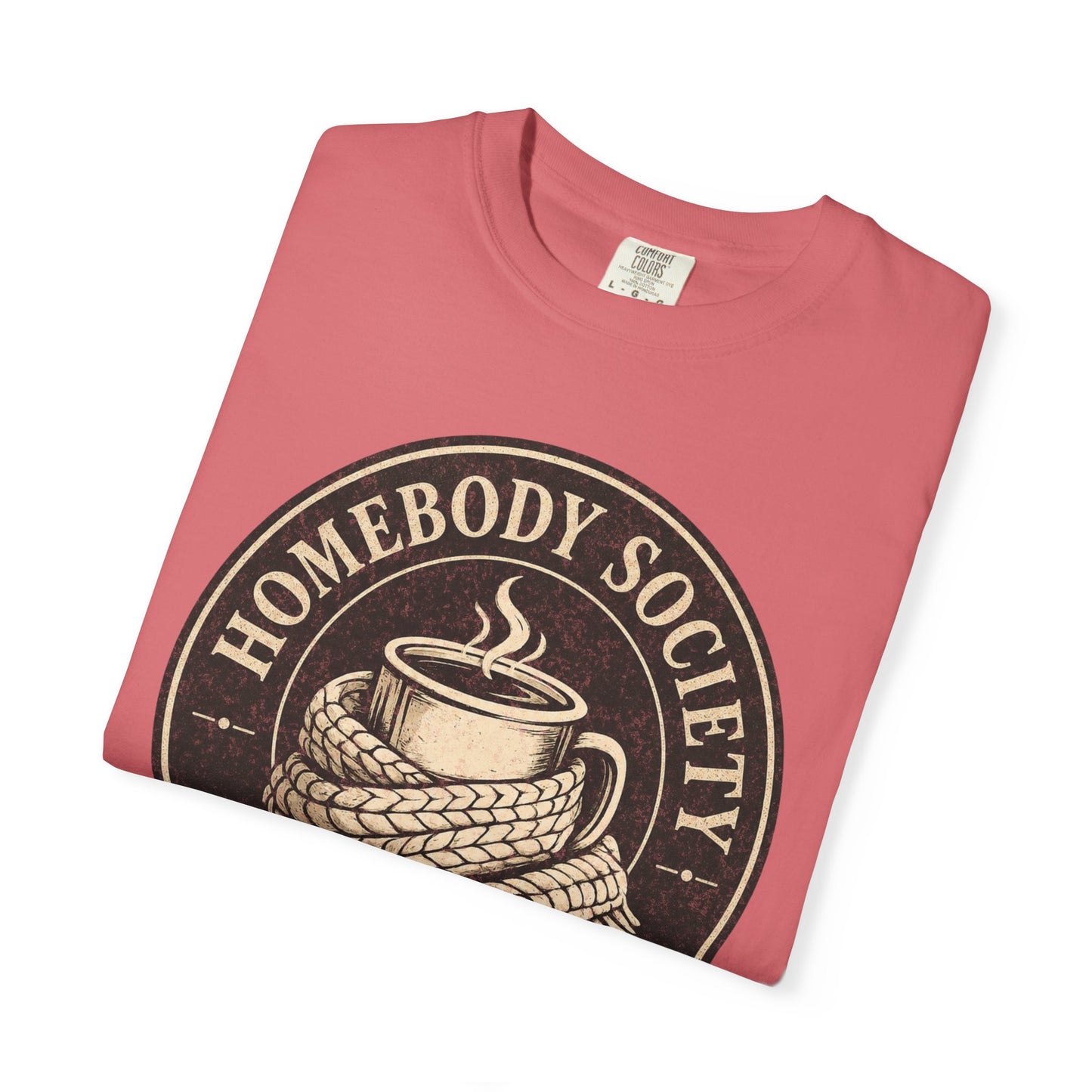 Homebody Society T-Shirt — "More Cozy, Less People" Vintage Distressed Introvert Tee