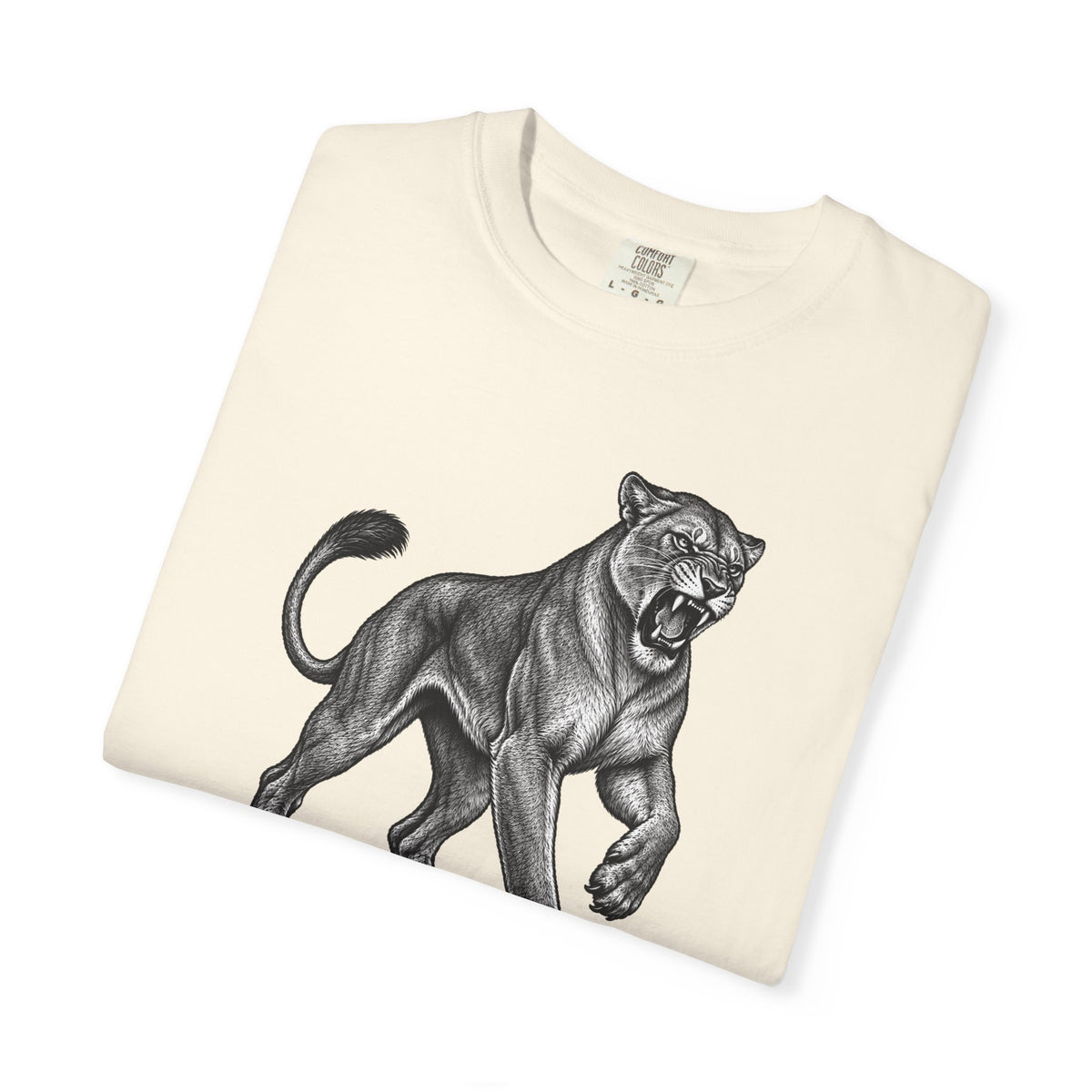 Stepped on a Lego Funny Vintage Lioness Animal Tee