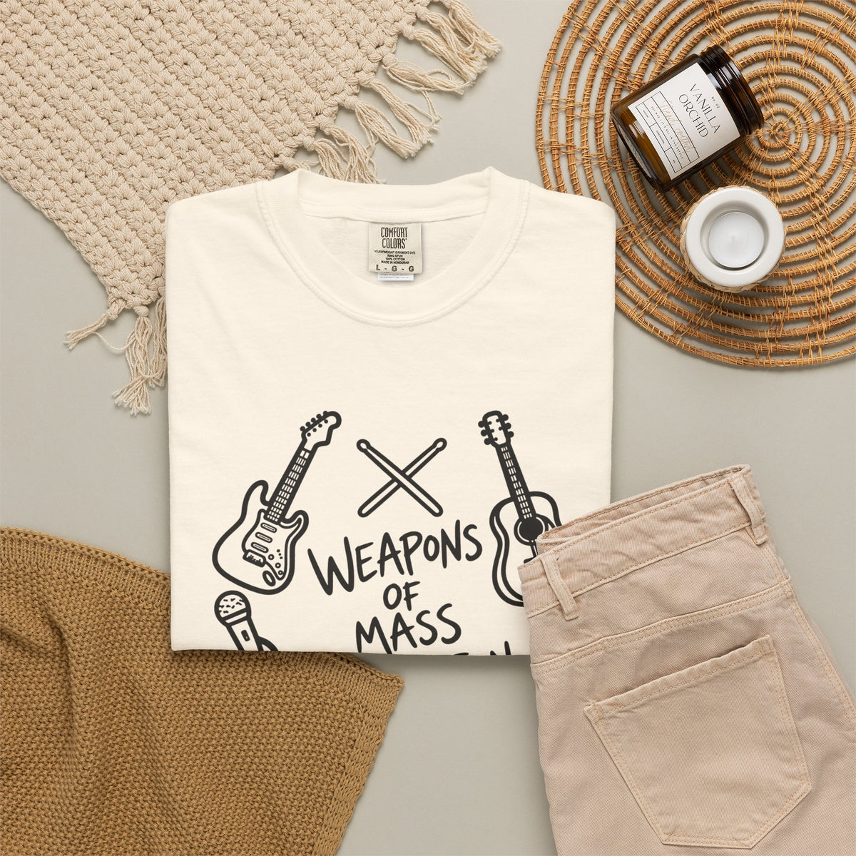 Weapons of Mass Creation T-Shirt Music Design