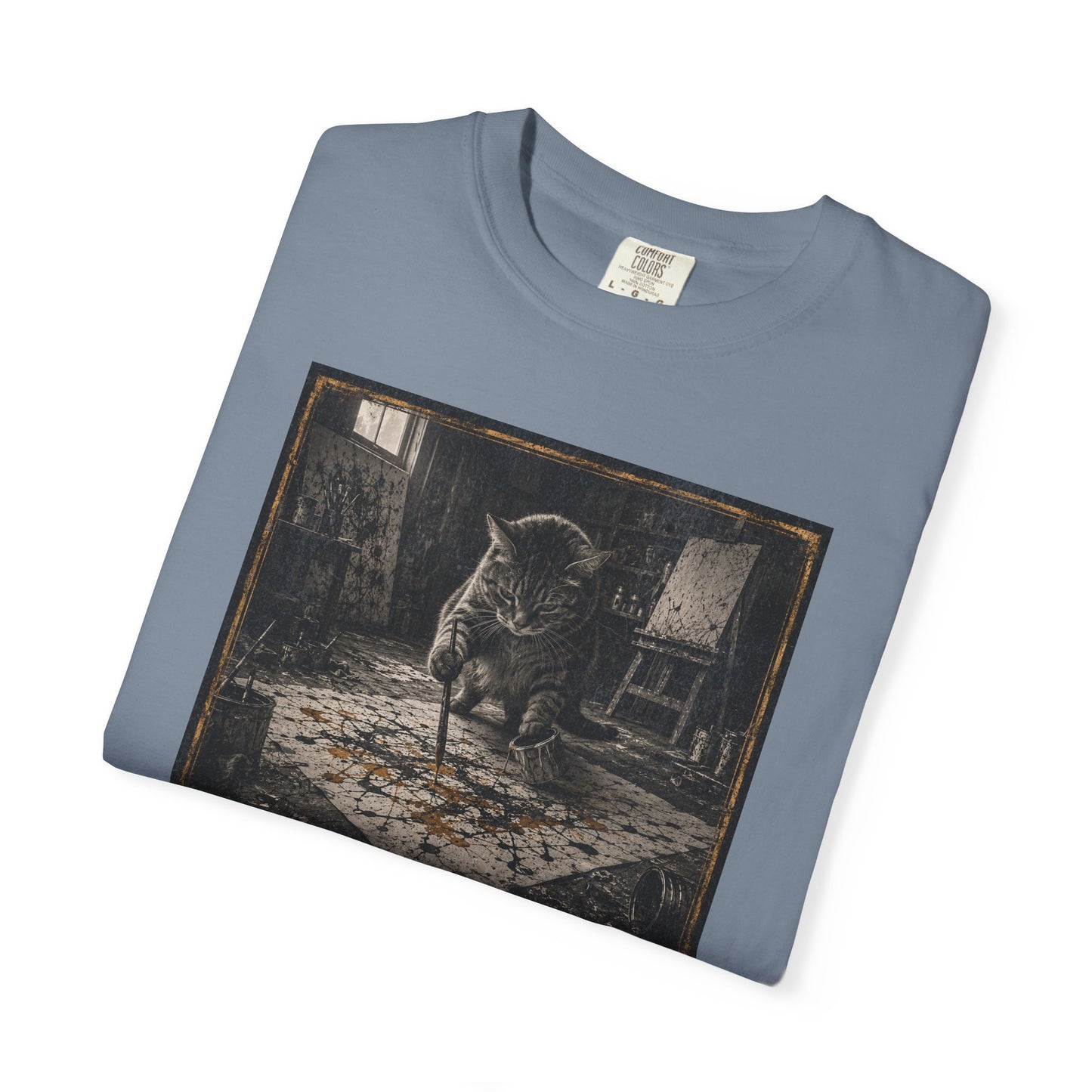 Jackson PAWllock Cat Painting T-Shirt