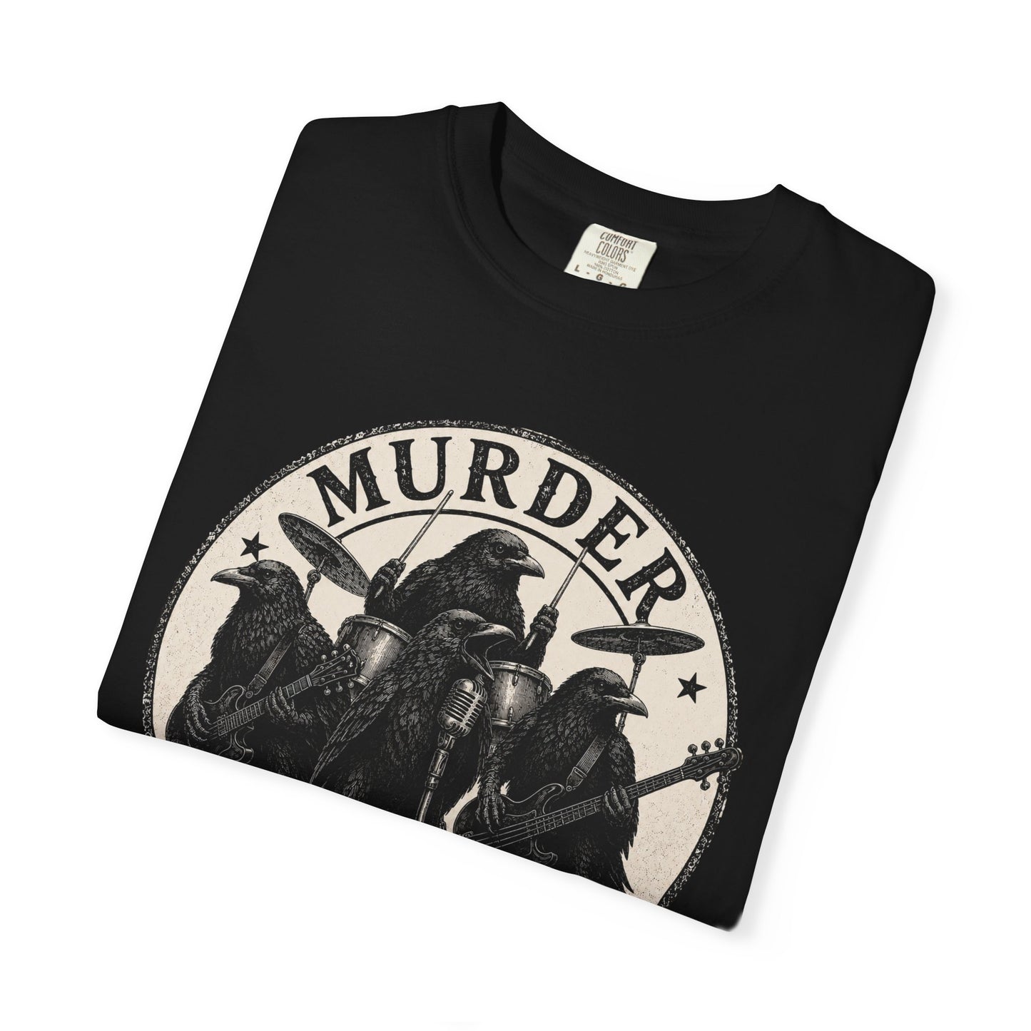 Murder World Tour Crow T-Shirt | Funny Crow Graphic Tee