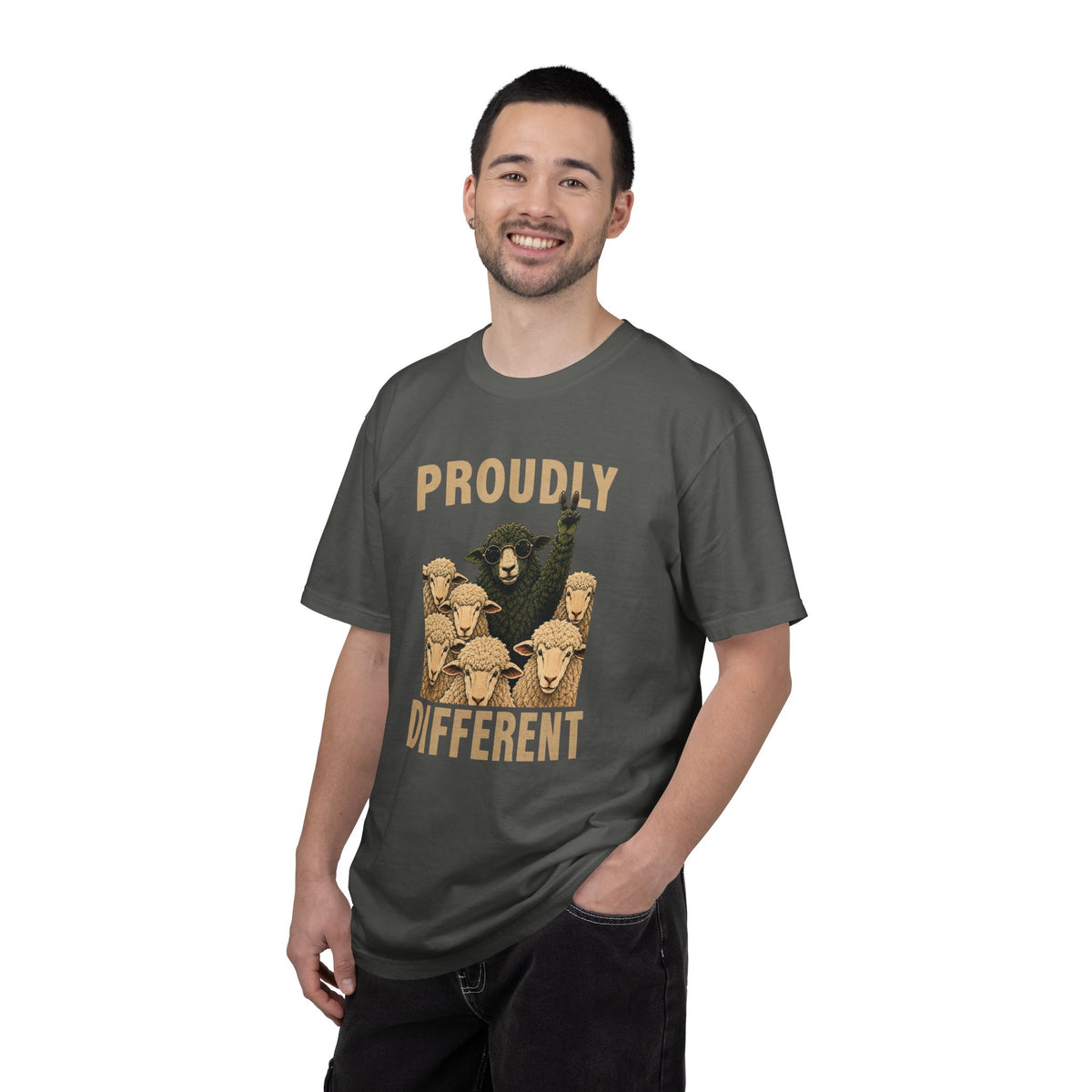 Proudly Different Black Sheep Shirt – Funny Individuality Graphic Tee