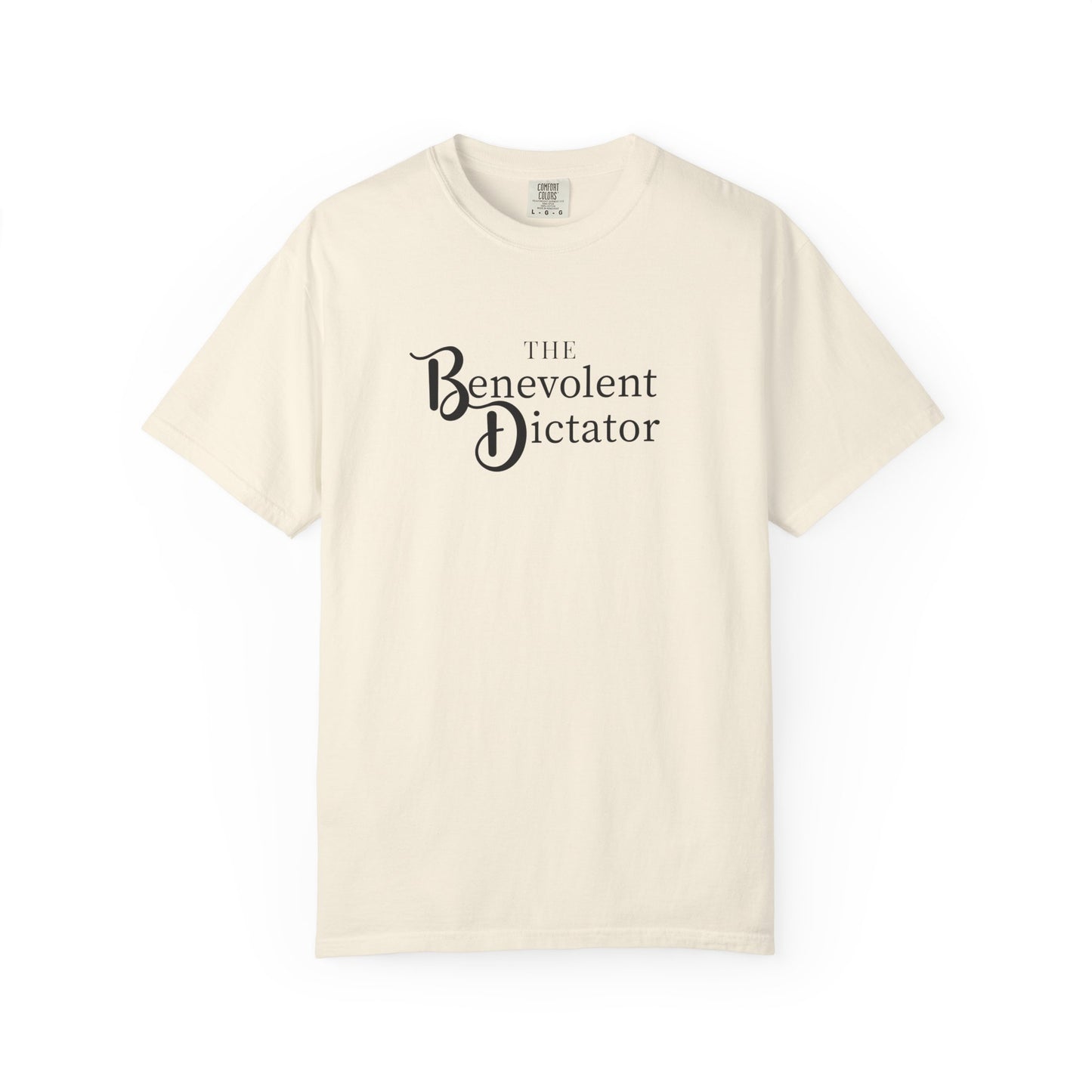 Benevolent Dictator T-Shirt — Retro Script Graphic Tee