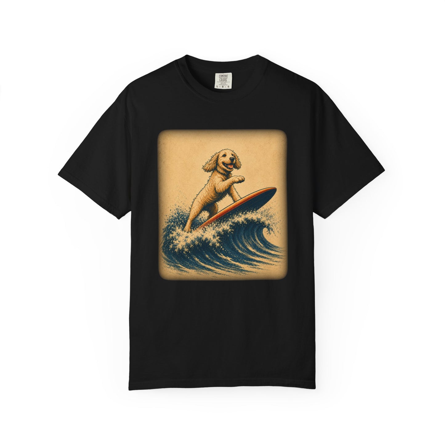 Vintage Doodle Surfing T-Shirt