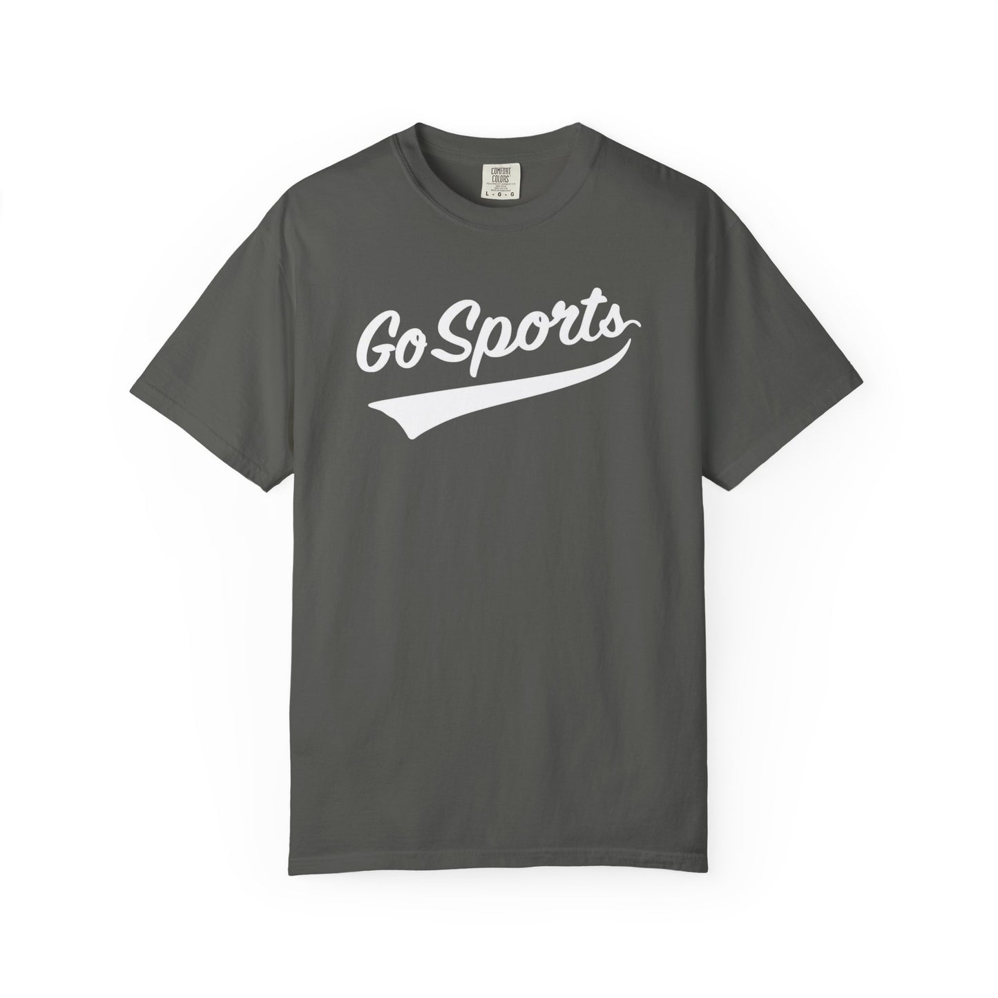 Go Sports Shirt | Funny Anti-Sports Graphic Tee | Minimalist Comfort Colors® T-Shirt