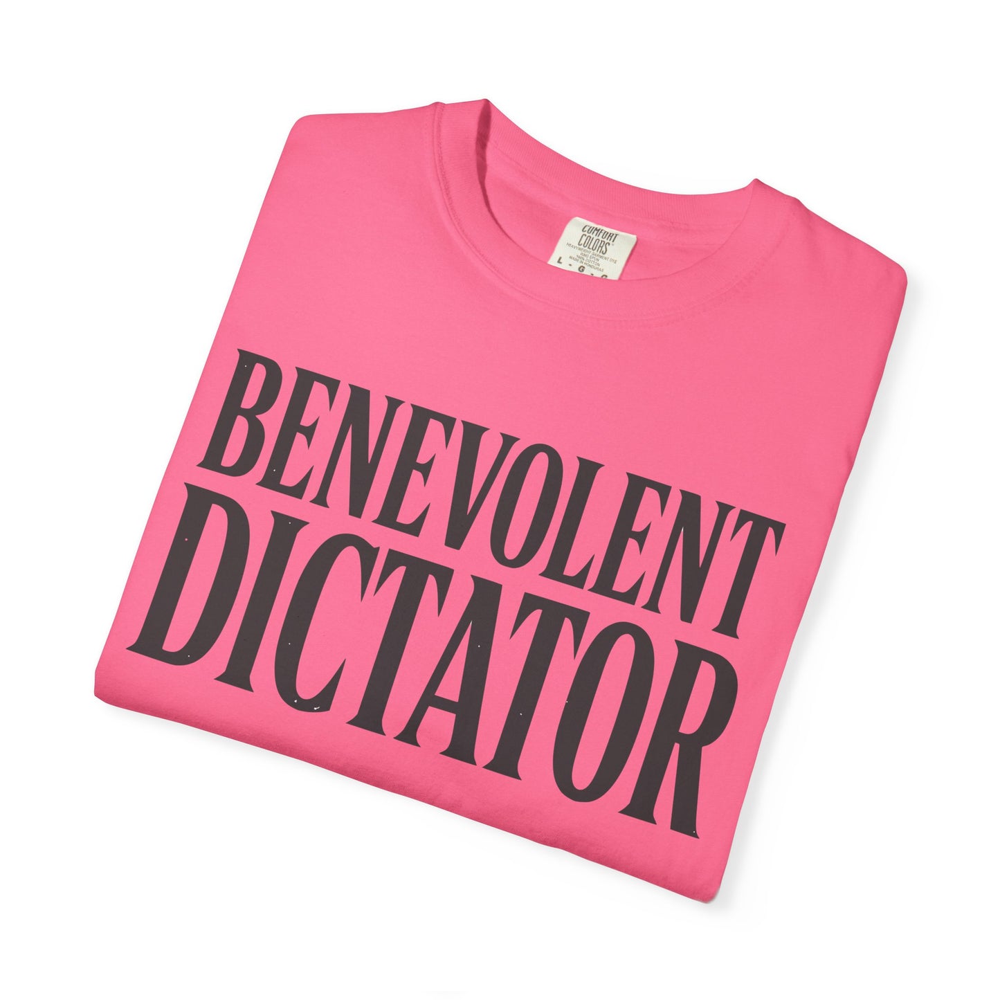 Benevolent Dictator T-Shirt Vintage Typography Graphic Tee