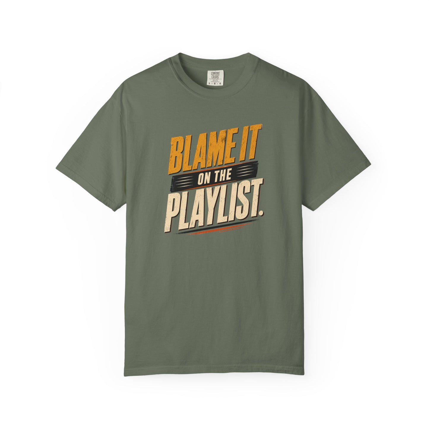 Blame It on the Playlist Shirt | Funny Music Lover Tee | Retro Graphic T-Shirt