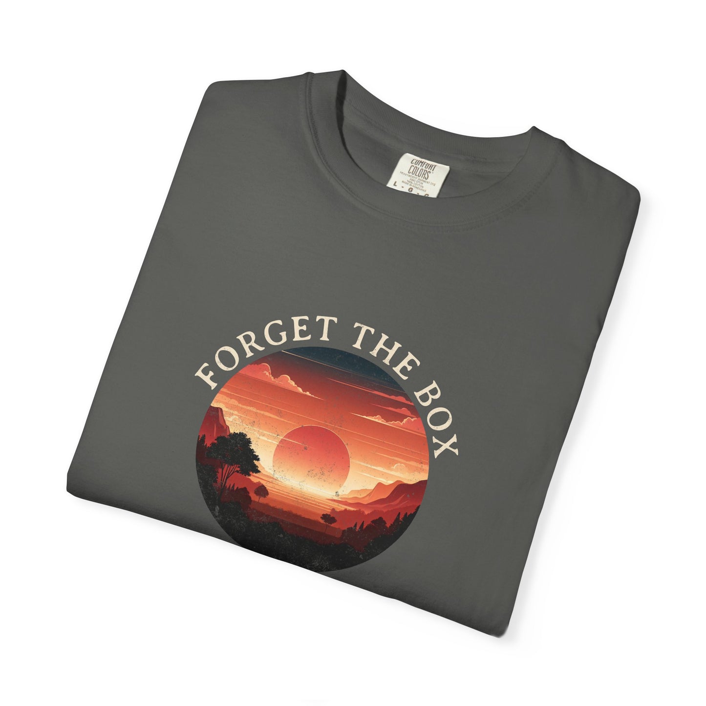 Forget the Box "Think Outside" Camping Hiking Beach Lake T-Shirt