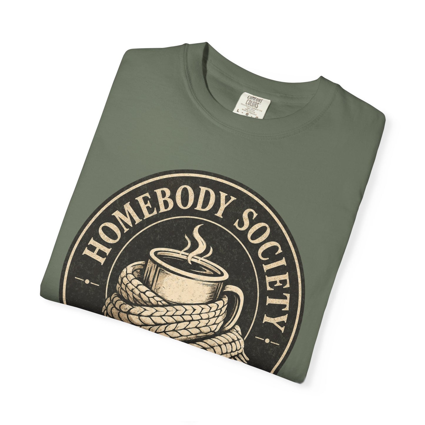 Homebody Society T-Shirt — "More Cozy, Less People" Vintage Distressed Introvert Tee