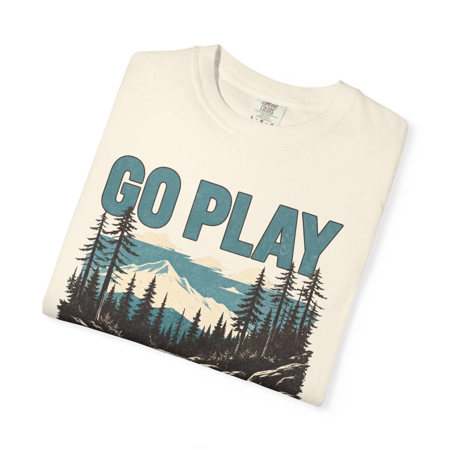 Go Play Outside Graphic T-Shirt — Outdoor Adventure Nature Tee