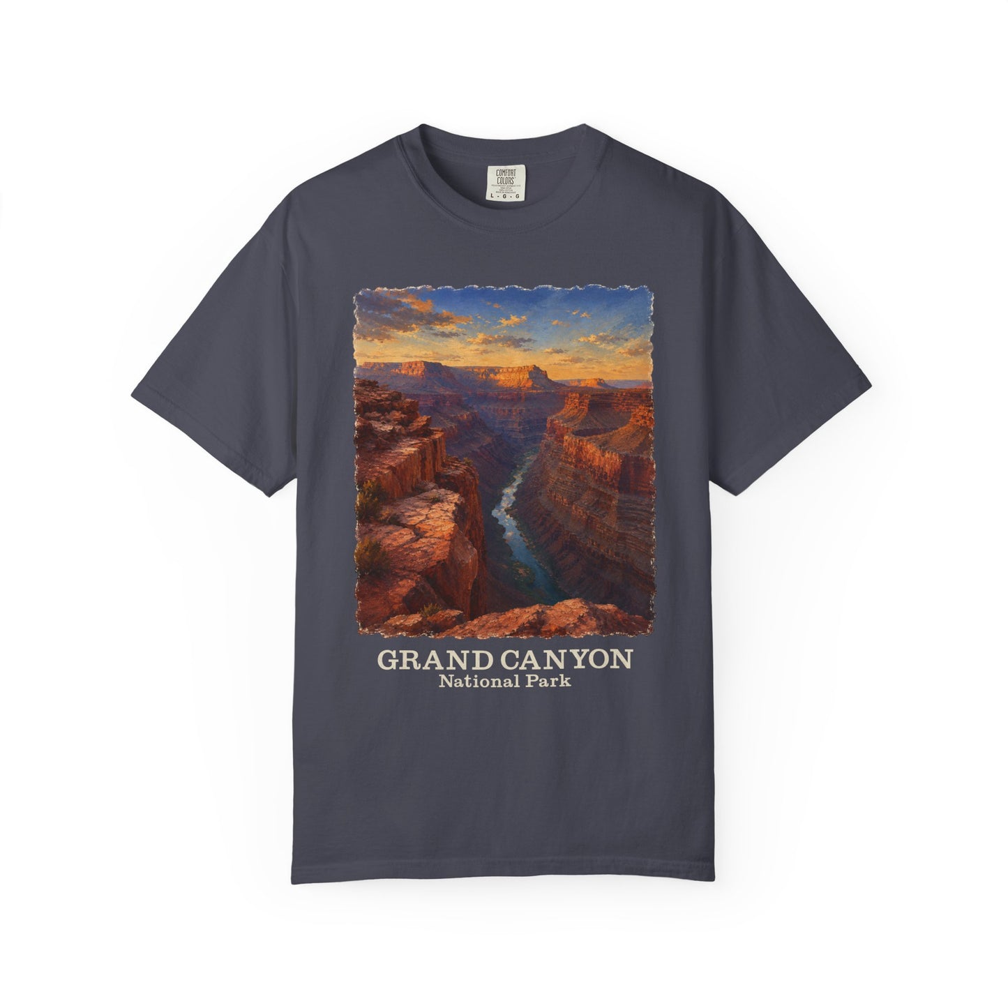 Grand Canyon National Park T-Shirt — Vintage Sunset Canyon Graphic Toroweap Overlook Tee