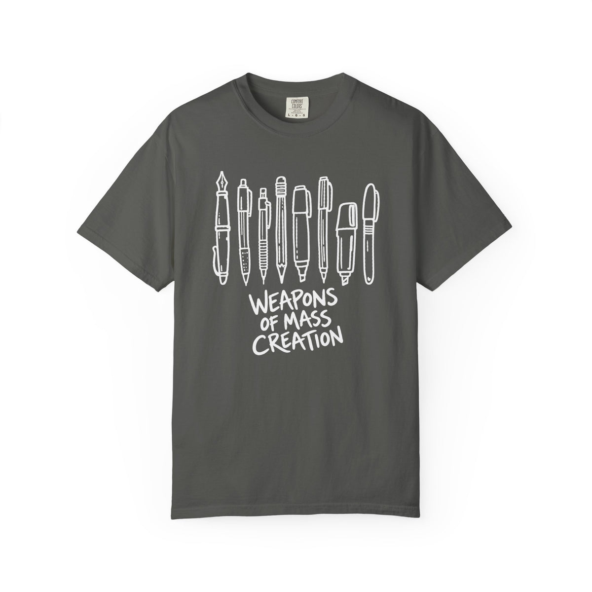 Weapons of Mass Creation Writer's Tools Graphic Tee