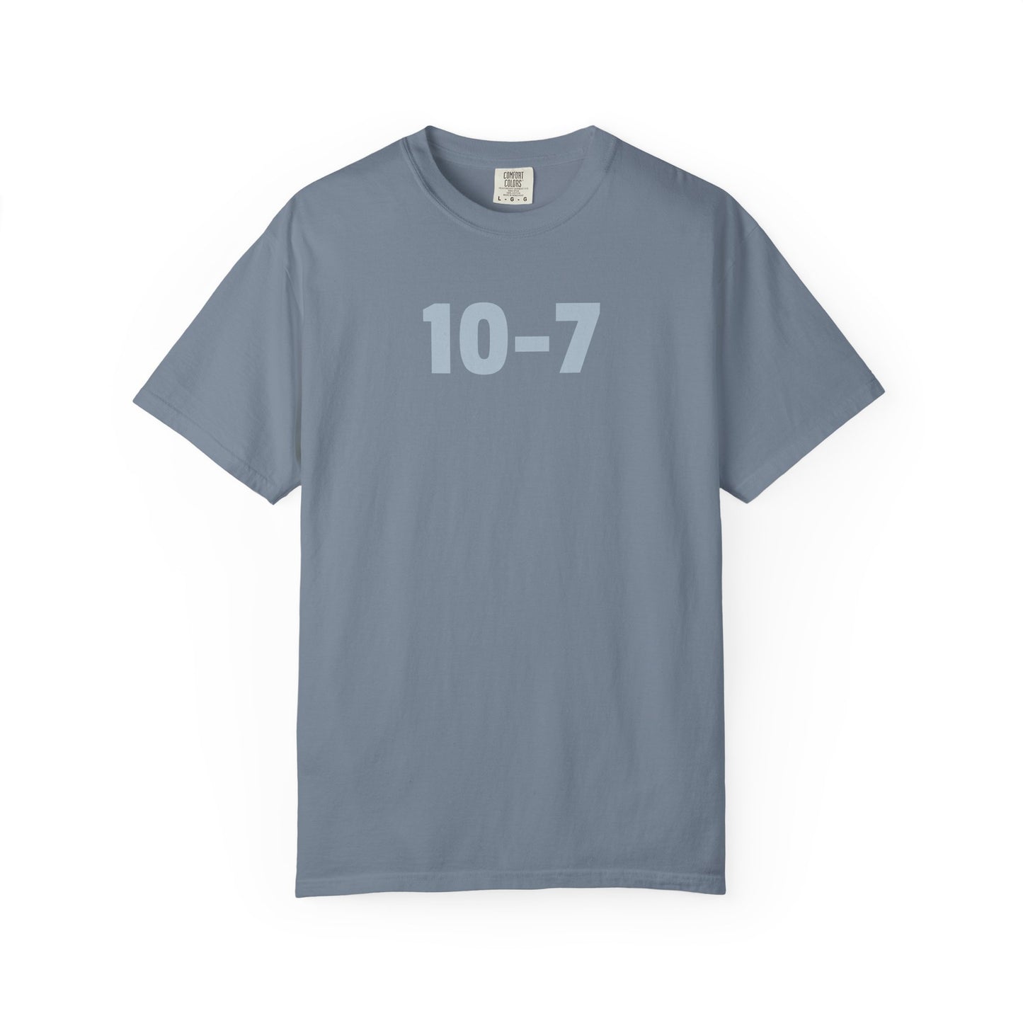 10-7 Shirt | Funny Police Code Tee | IYKYK Minimalist Shirt | Numeric Graphic Tee | Statement Shirt