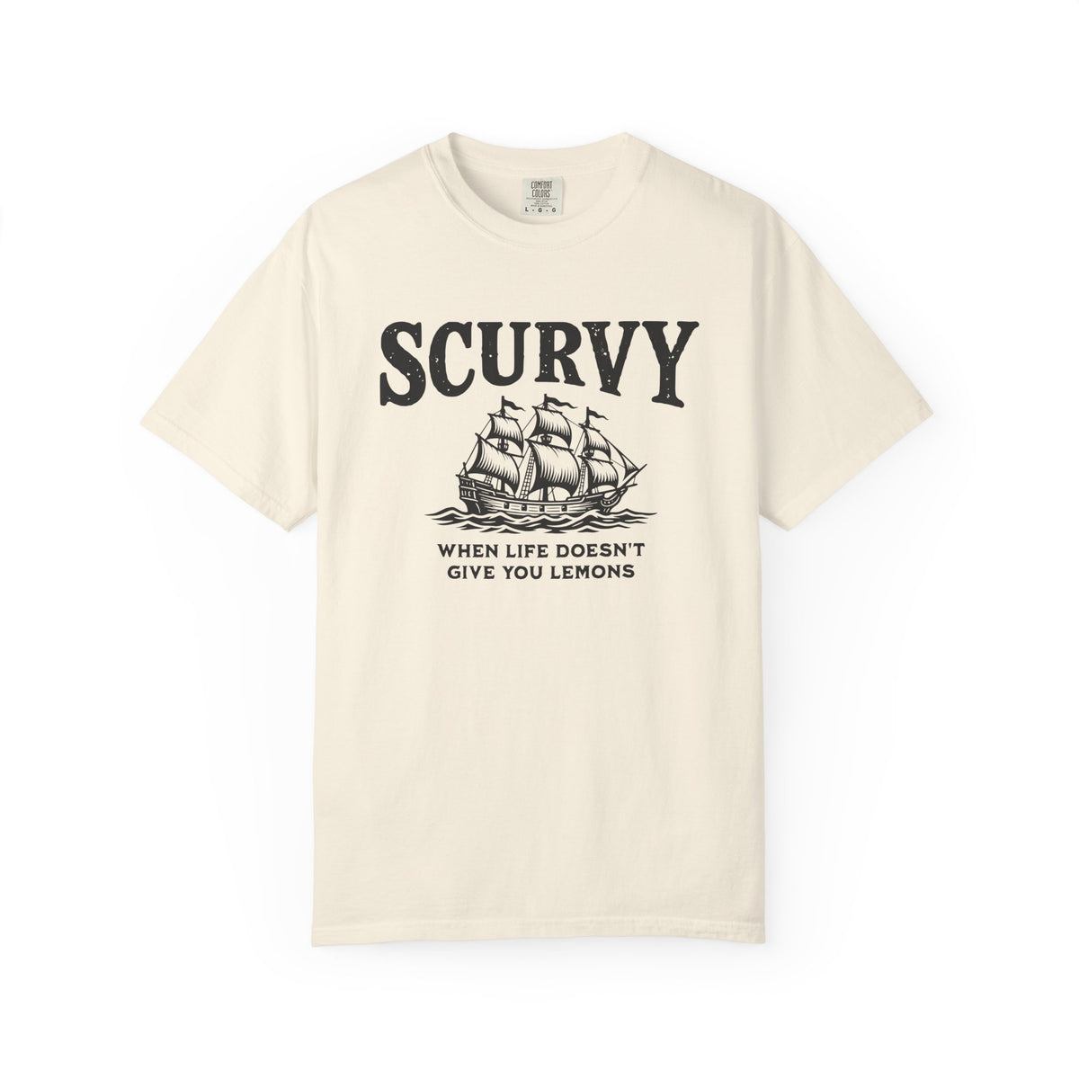 Scurvy 'When Life Doesn't Give You Lemons' Vintage Nautical Tee
