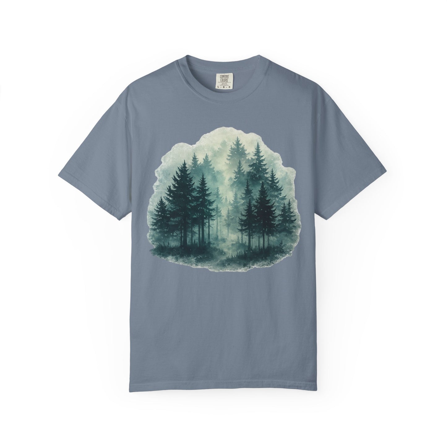 Forest Trees Calming Art T-Shirt
